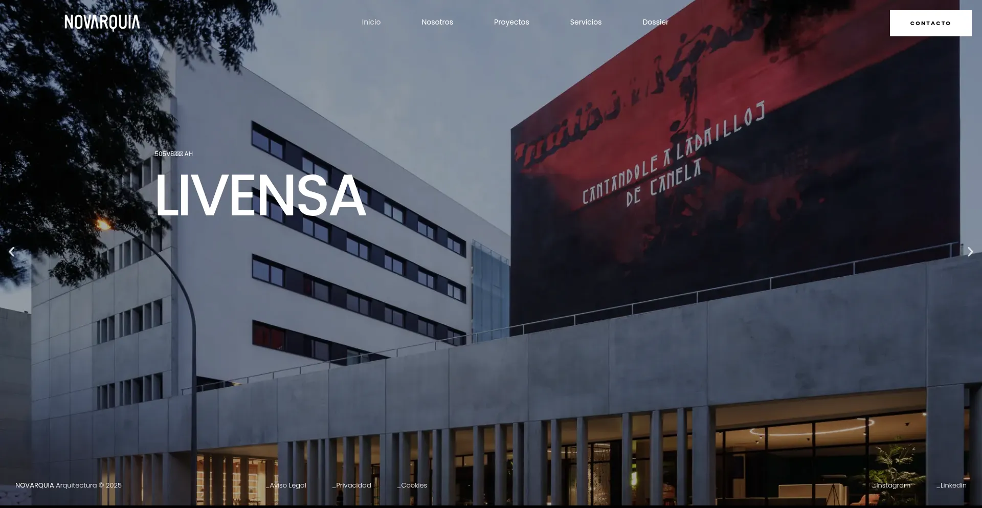 Novarquia.es Screenshot