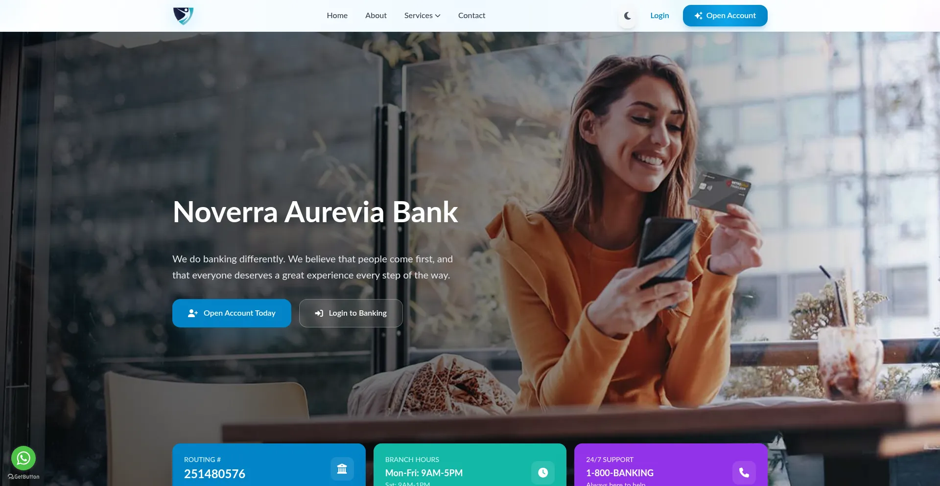 Website screenshot of Noverraaureviabk.com