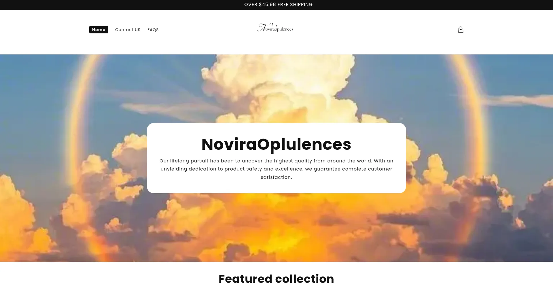 Noviraopulences.com Screenshot