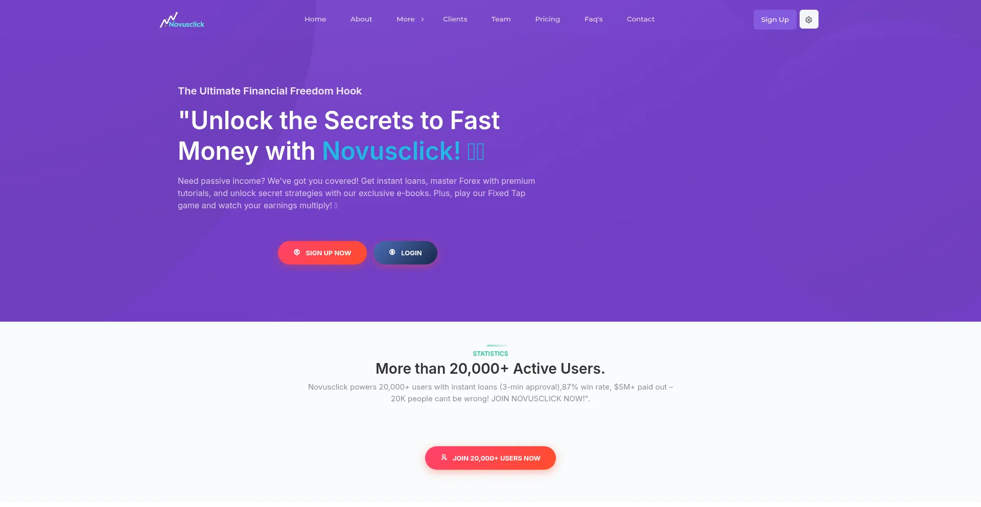 Novusclick.com 安全可靠吗？