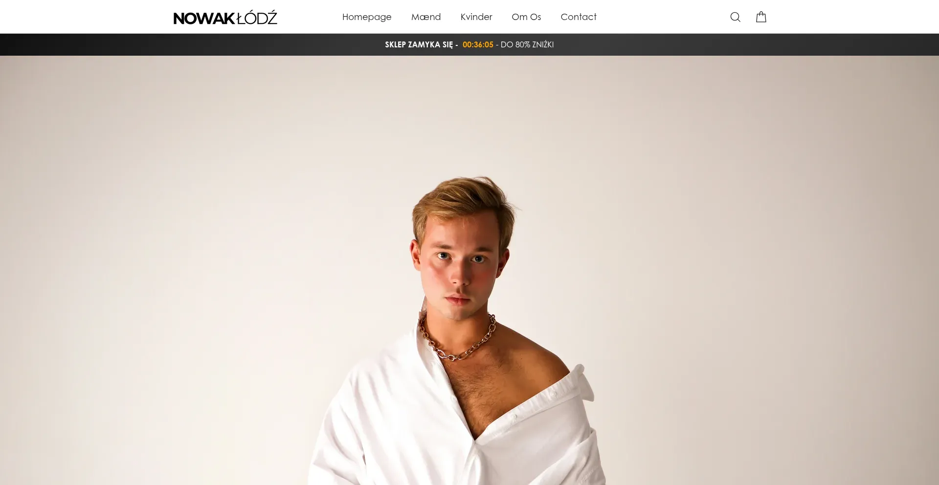 Website screenshot of Nowak-lodz.com