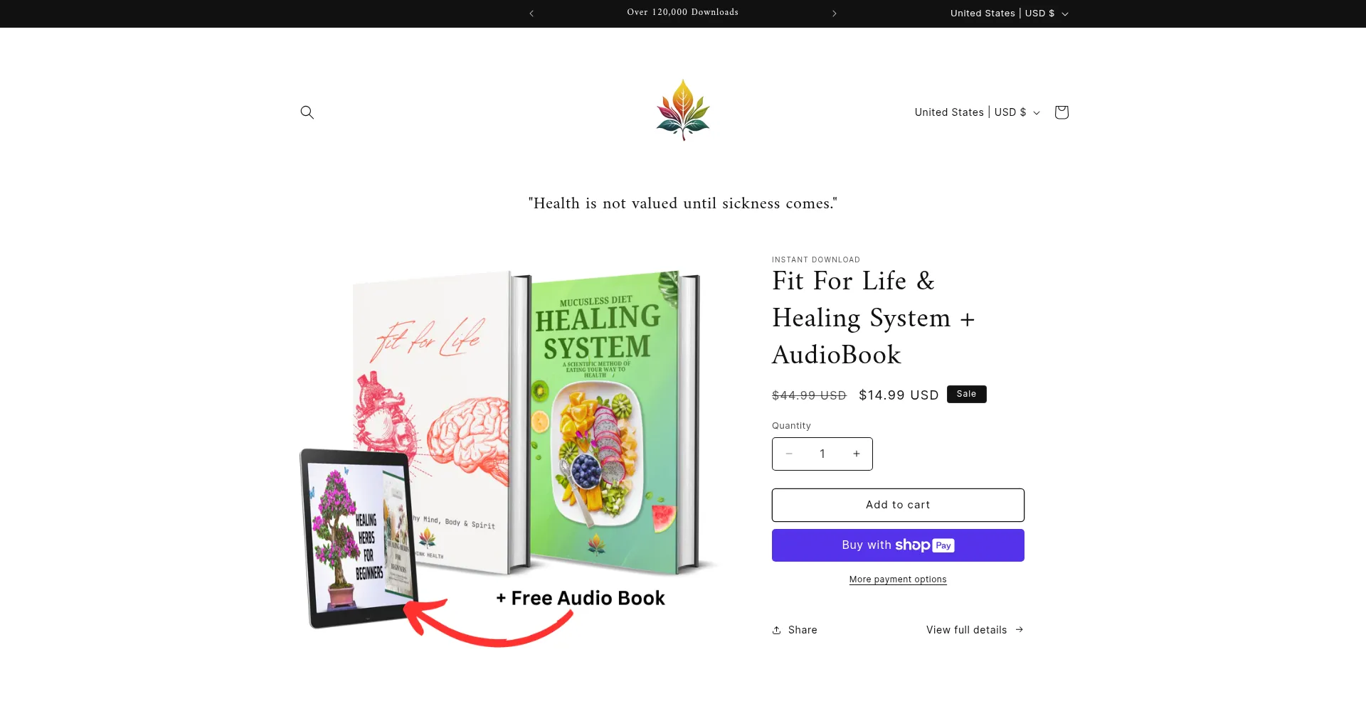 Website screenshot of Nowthinkhealth.com