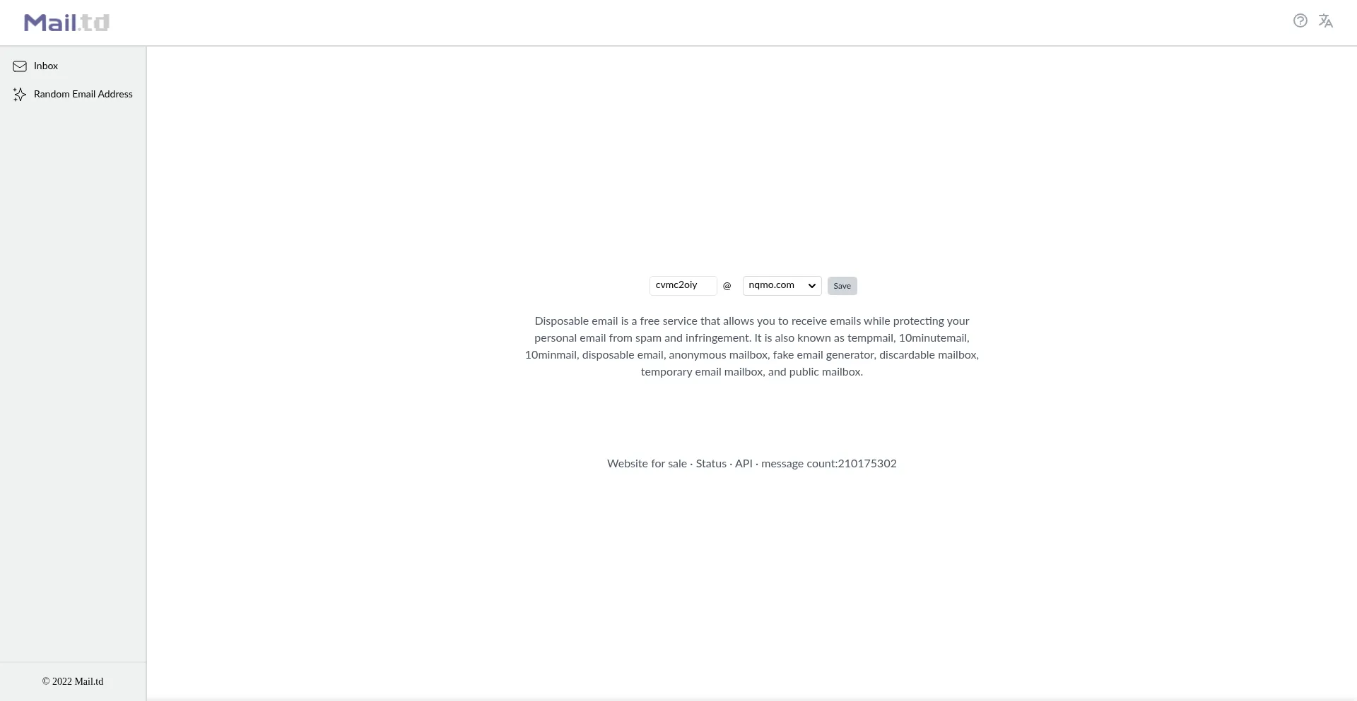 Website screenshot of Nqmo.com