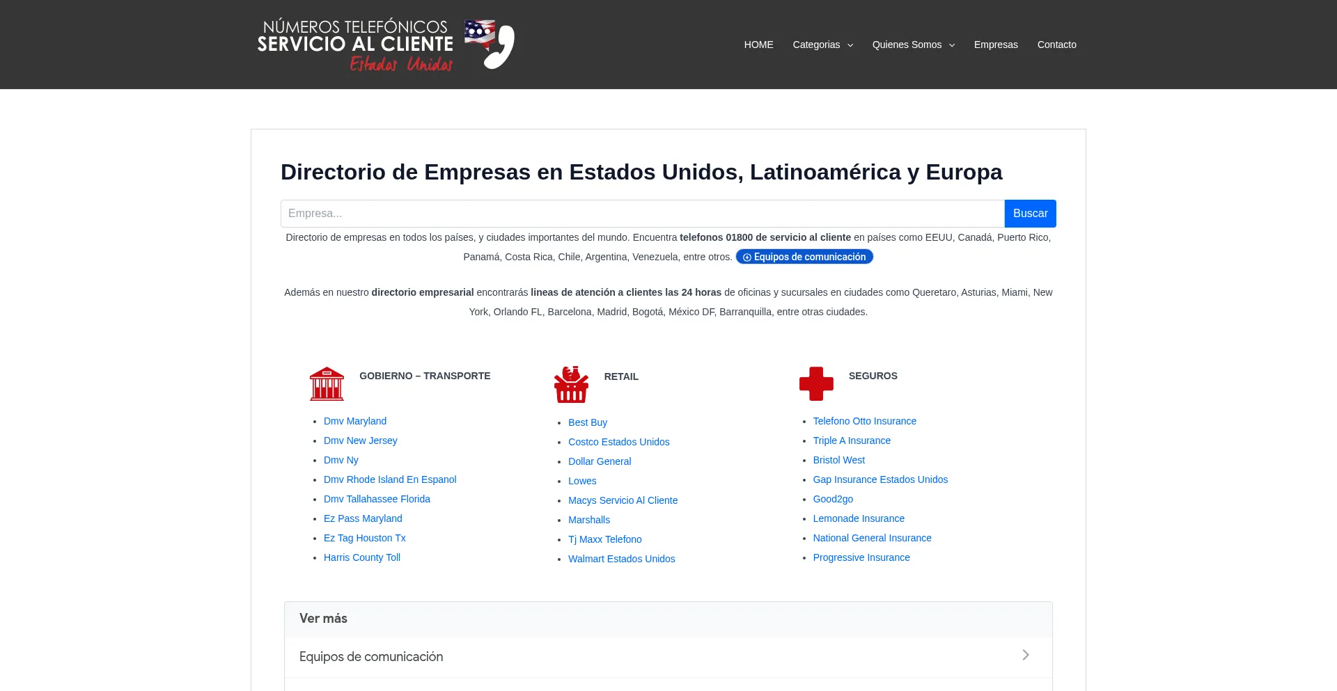 Numeroservicioalcliente.com