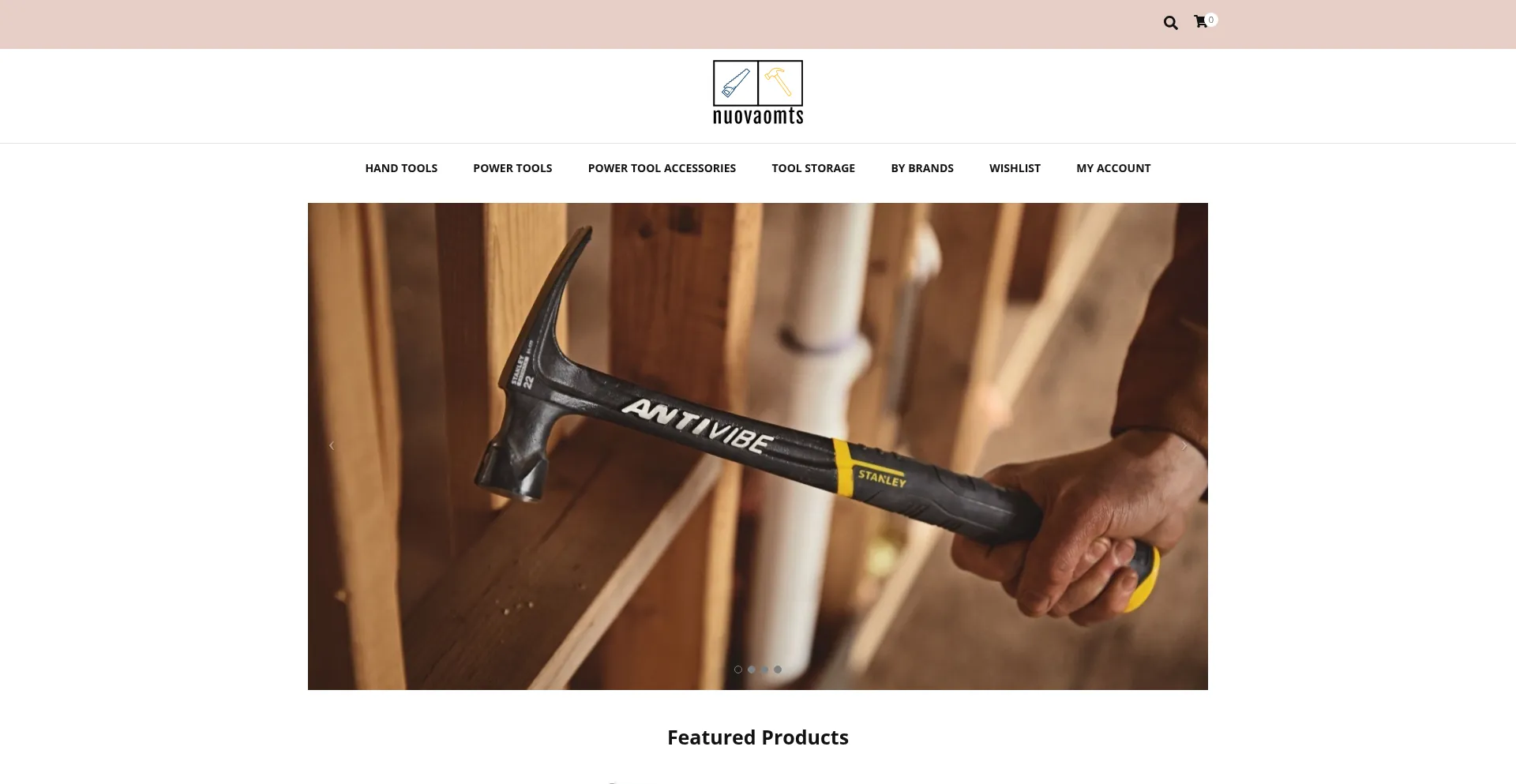 Website screenshot of Nuovaomts.com