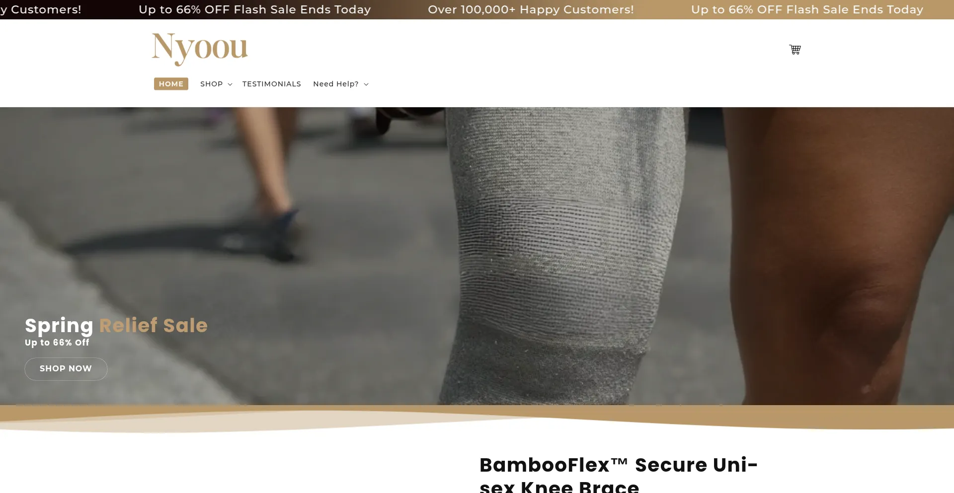 Website screenshot of Nyoou.com