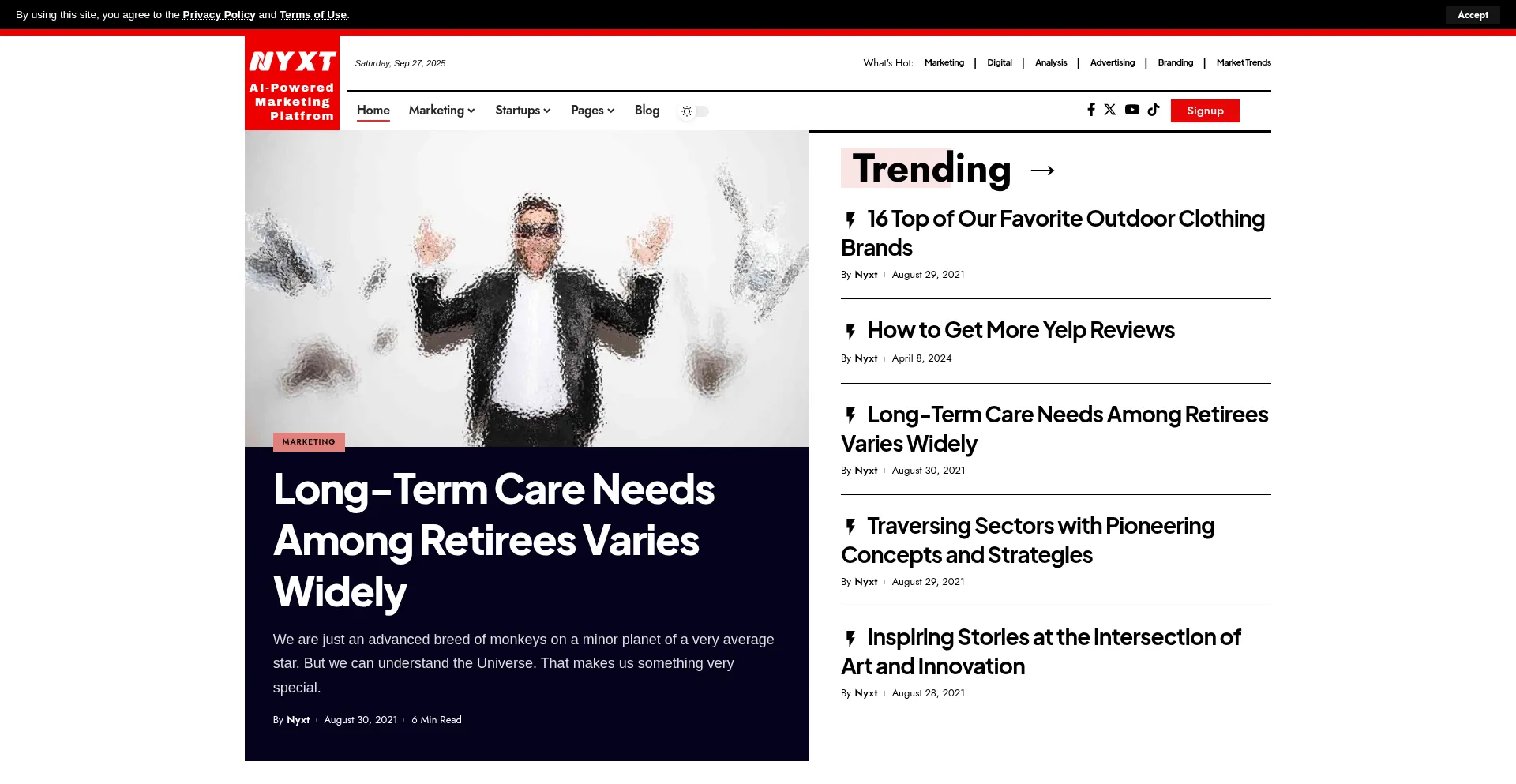 Nyxt.us Screenshot