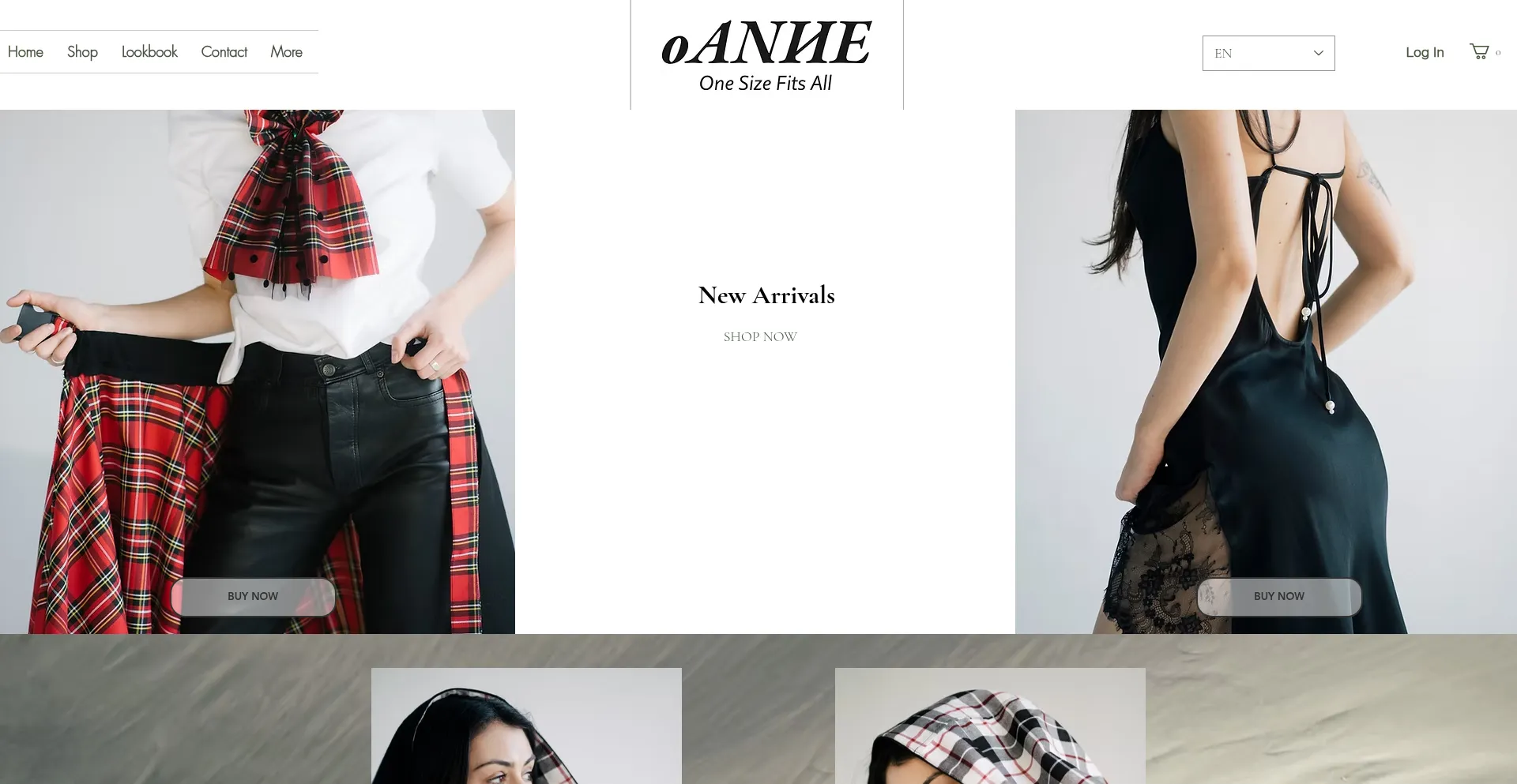 Website screenshot of Oanne.ro