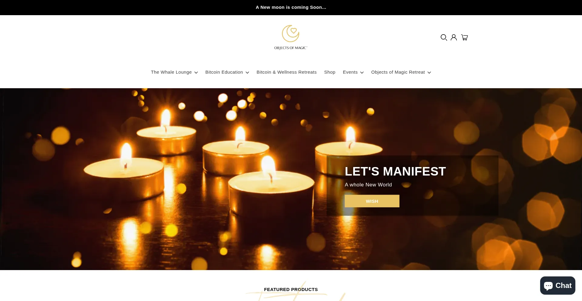 Objectsofmagic.com Screenshot