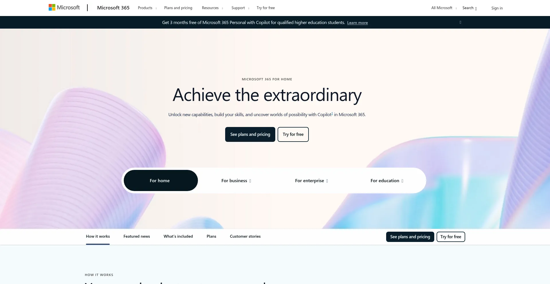 Office365.com Screenshot