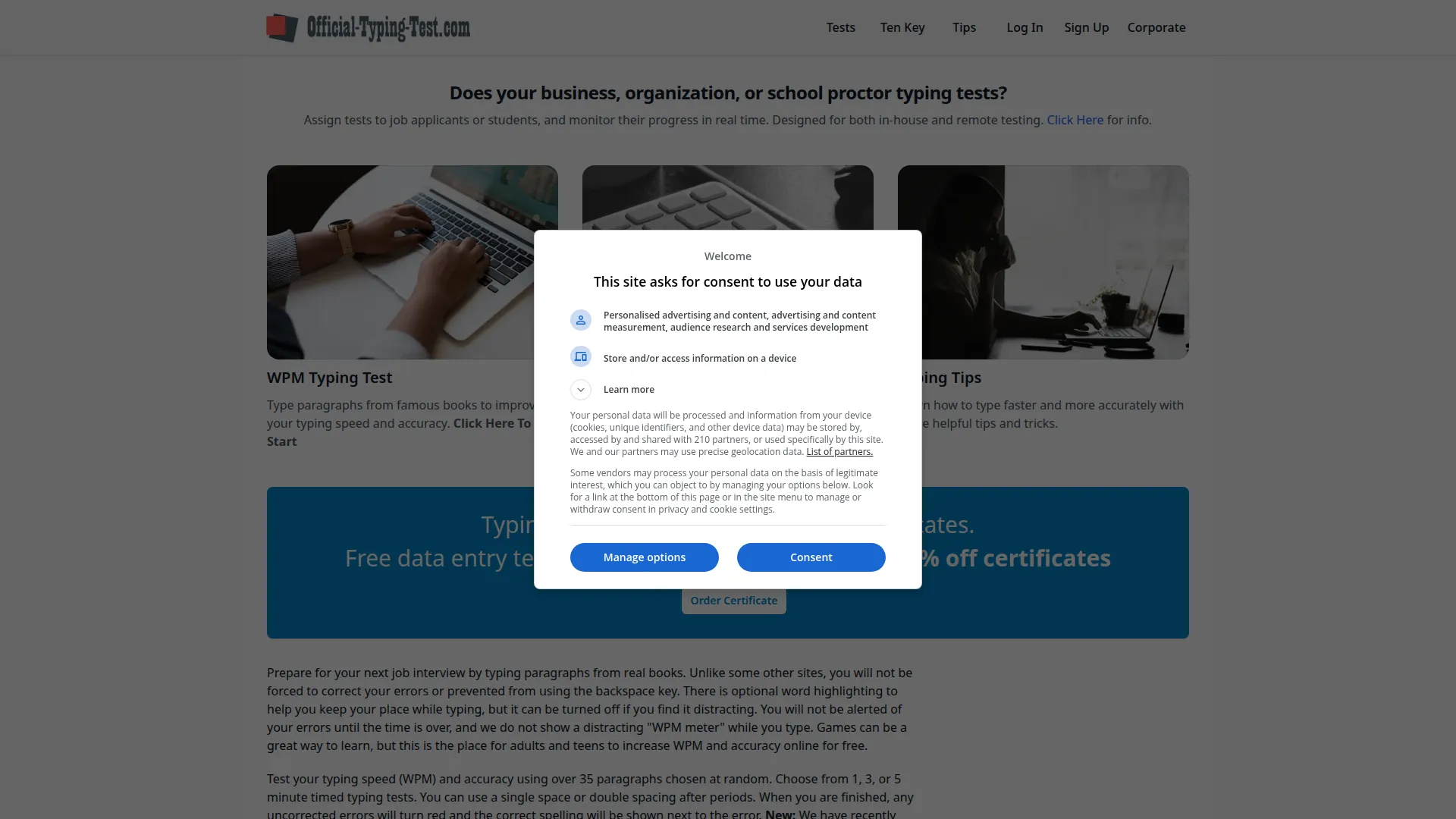 Official-typing-test.com