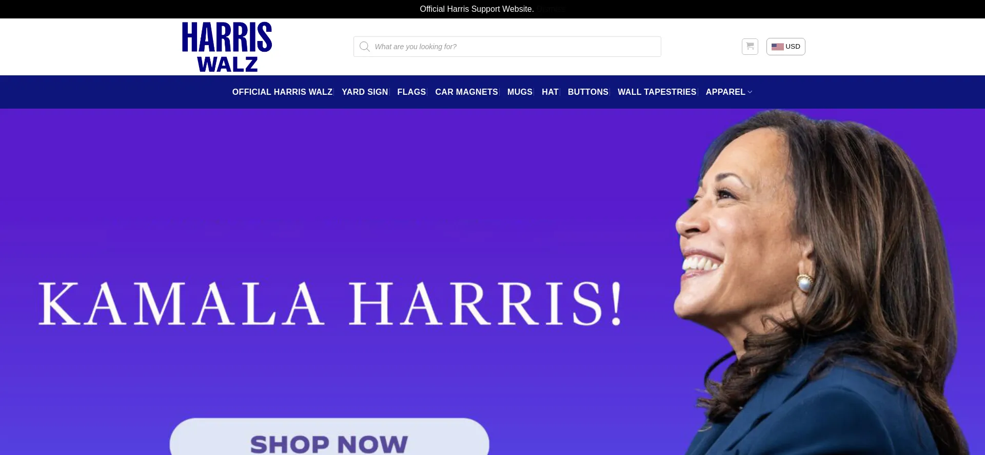 Officialharriswalz.com