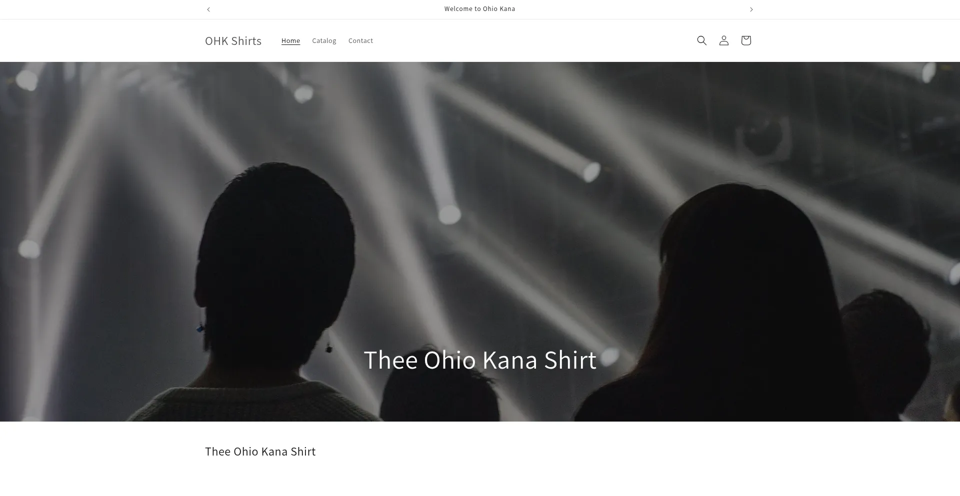 Website screenshot of Ohiokana.com