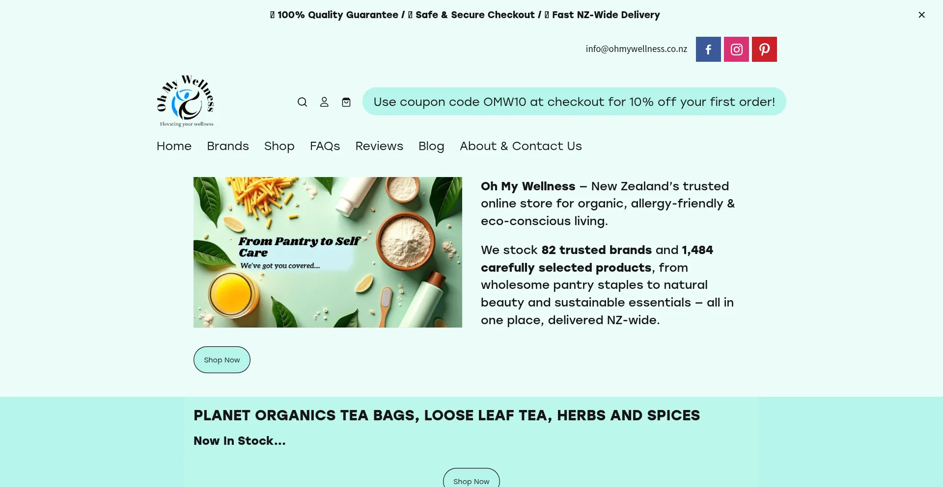 Ohmywellness.co.nz 安全可靠吗？