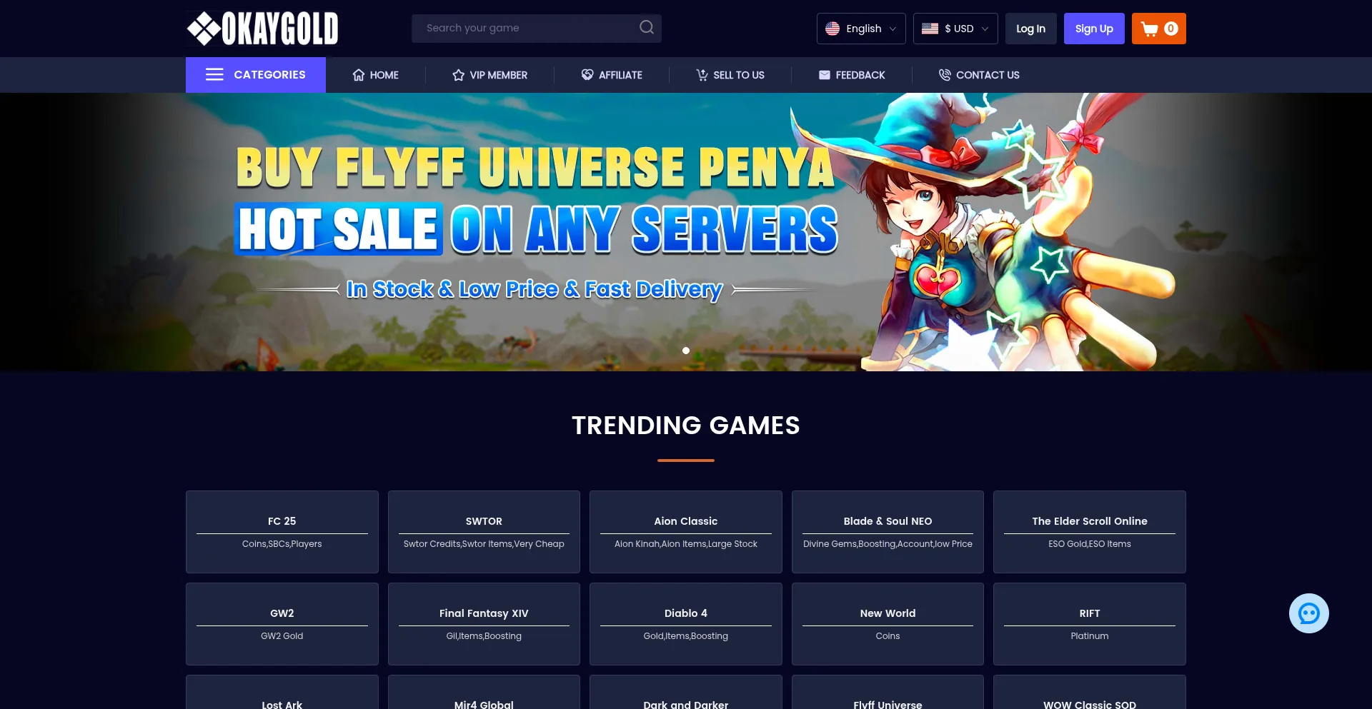 Okaygold.com Screenshot