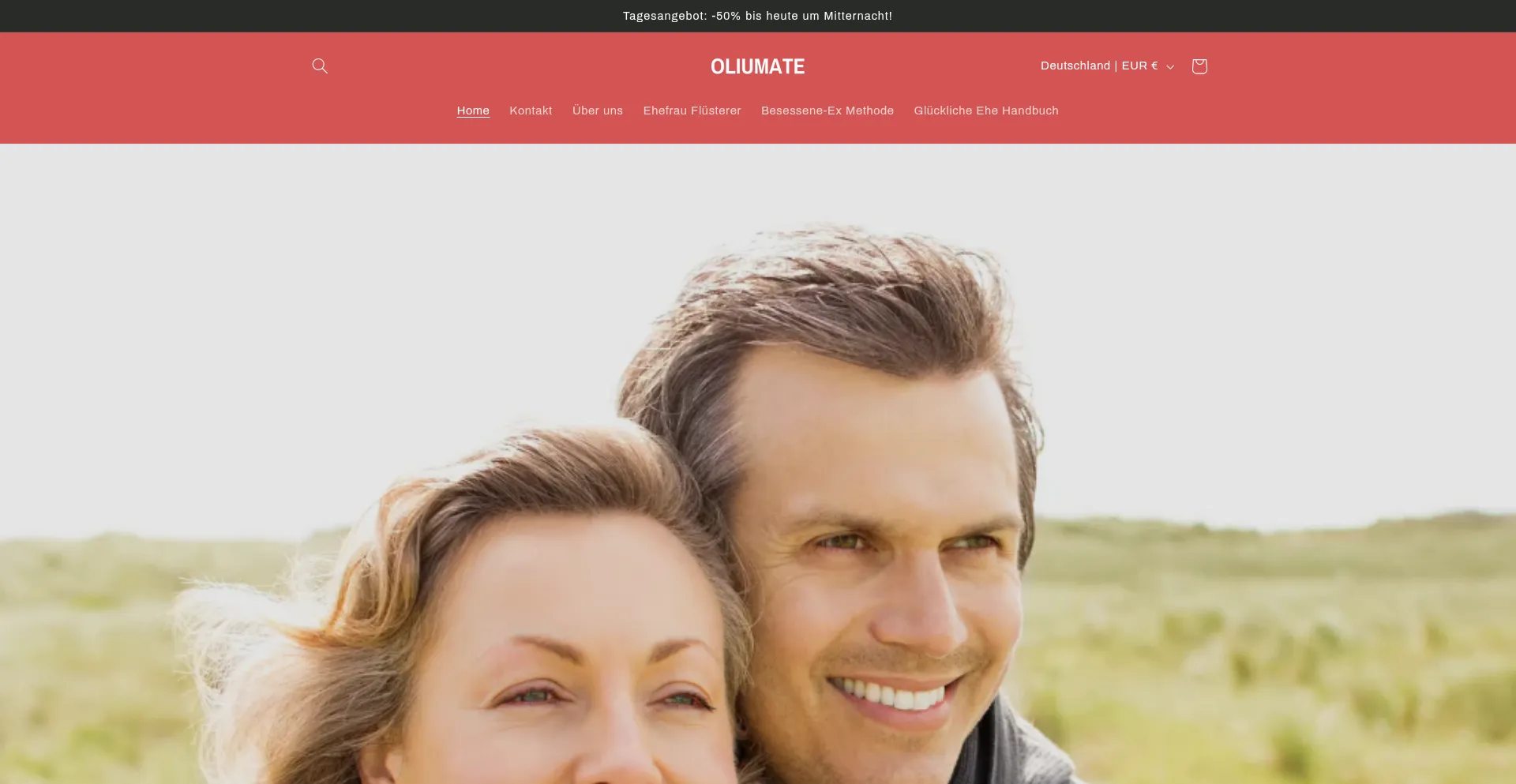 Website screenshot of Oliumate.com