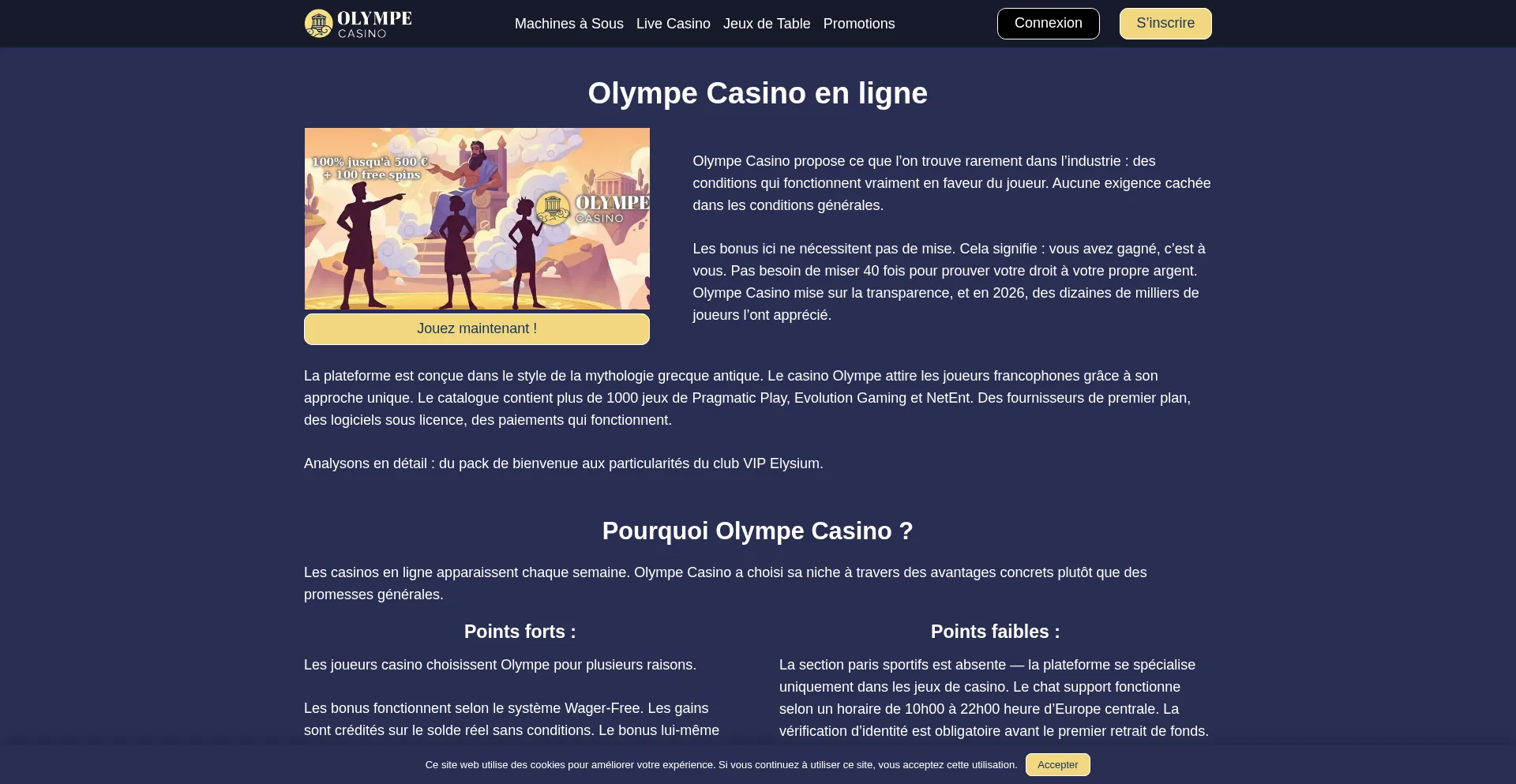 Olympe-casino-official.com