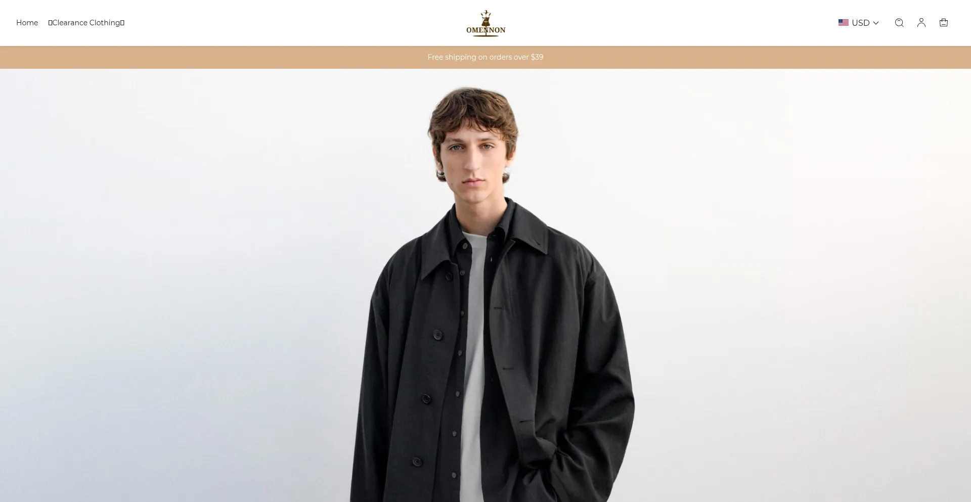 Website screenshot of Omennon.com