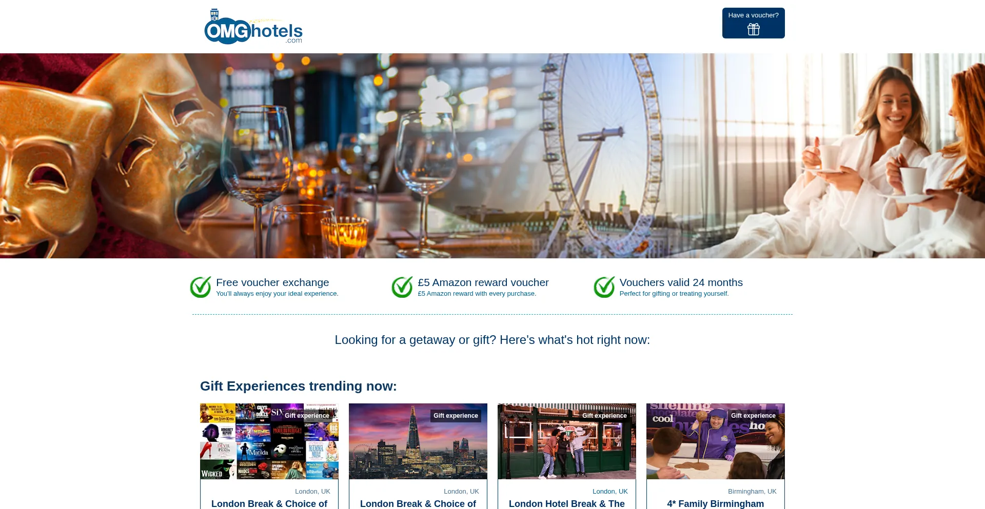 Omghotels.com Screenshot