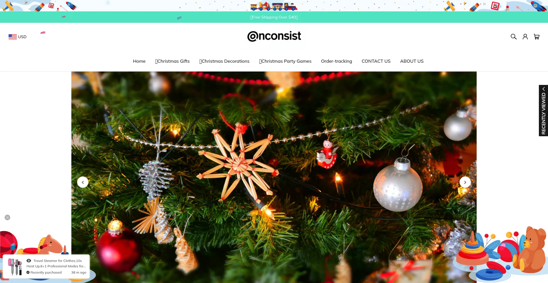 Website screenshot of Onconsist.com
