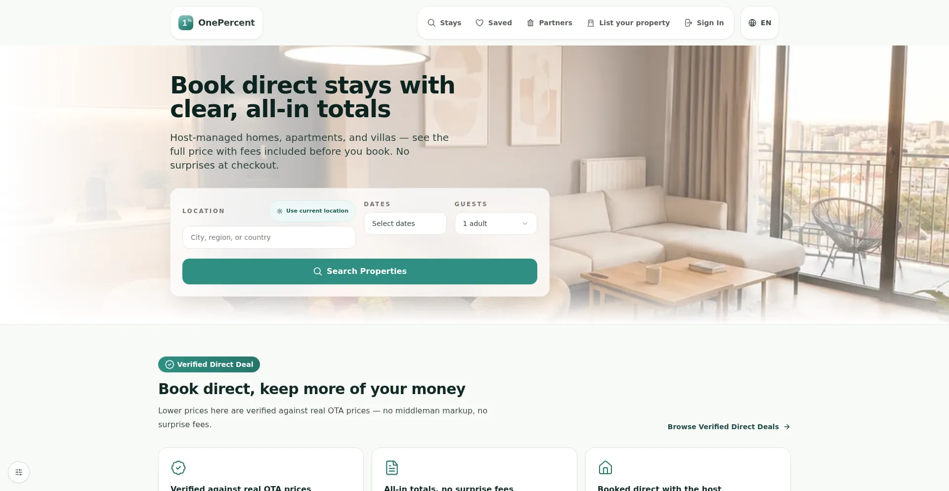 Onepercent.rent