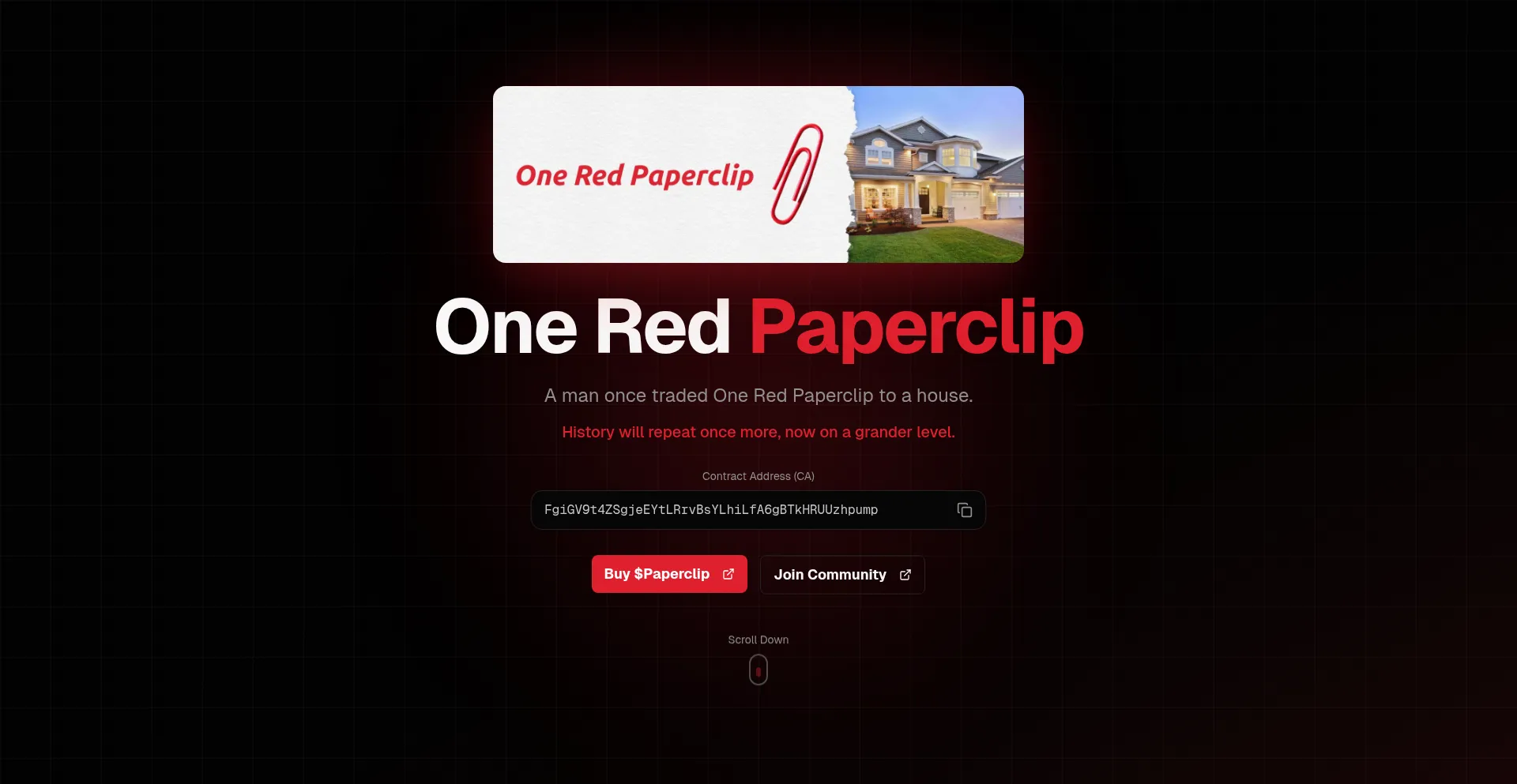 Oneredpaperclip.fun