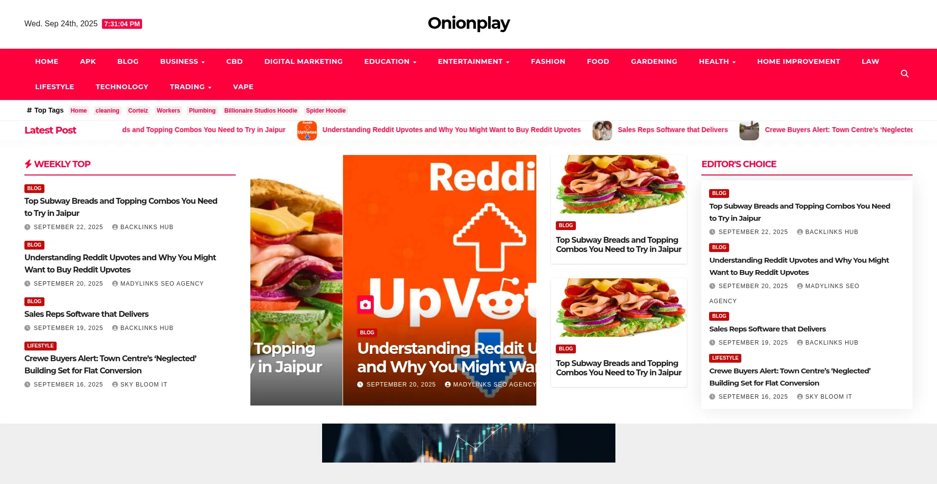 Onionplay.co.uk Screenshot