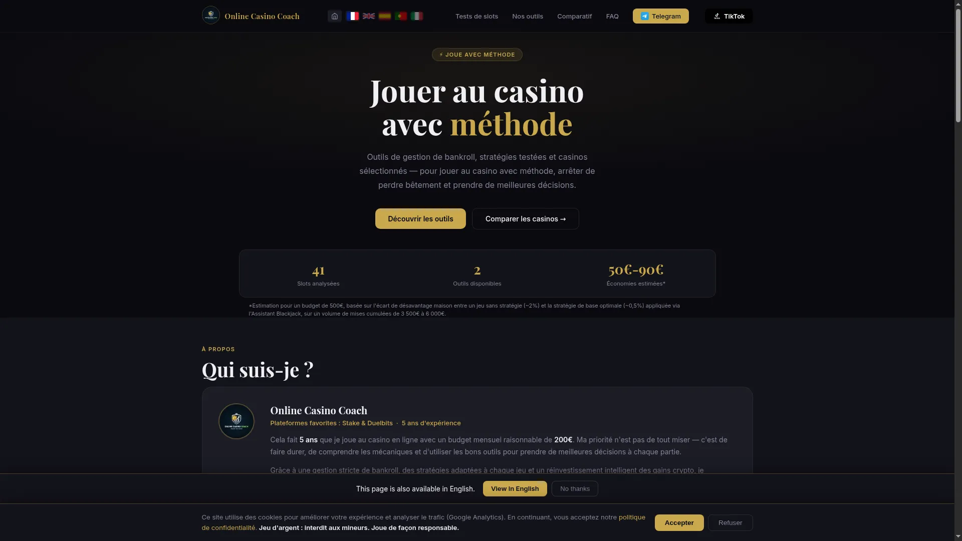 Onlinecasinocoach.casino
