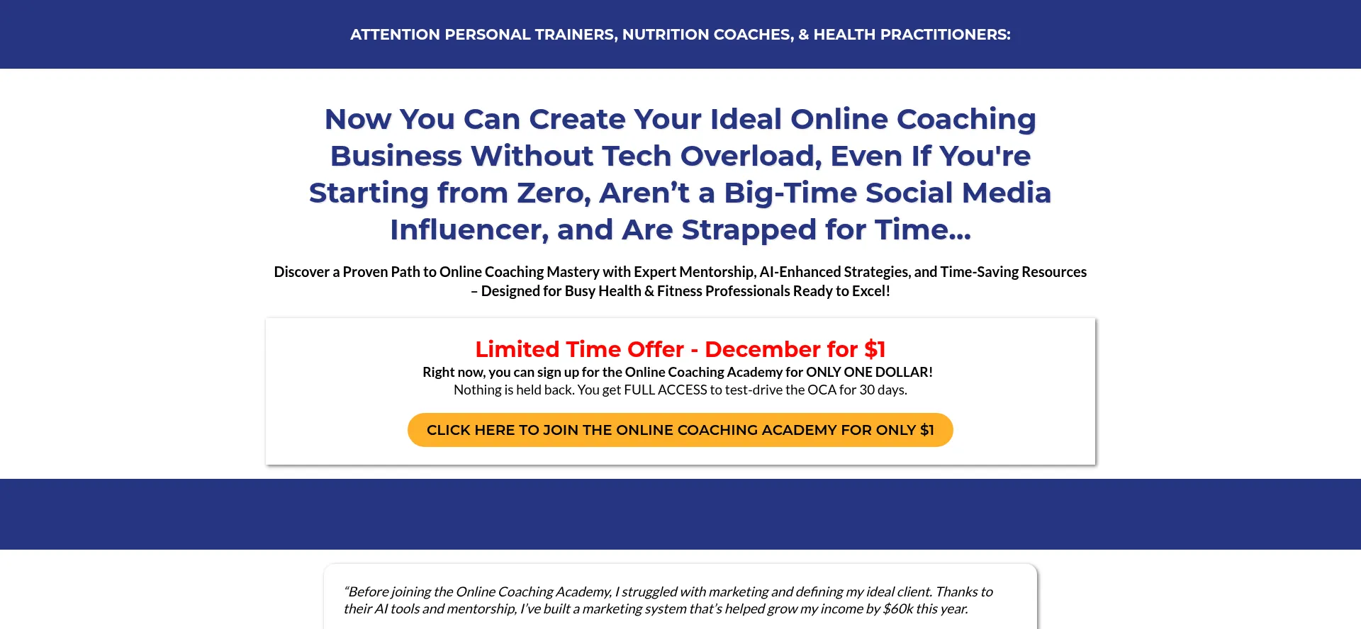 Onlinecoachingacademy.net