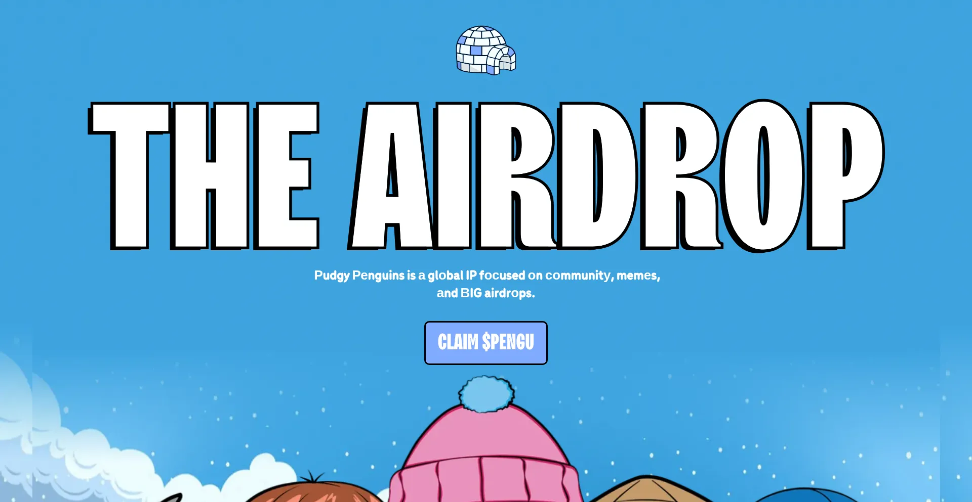 Website screenshot of Onlypengu.com