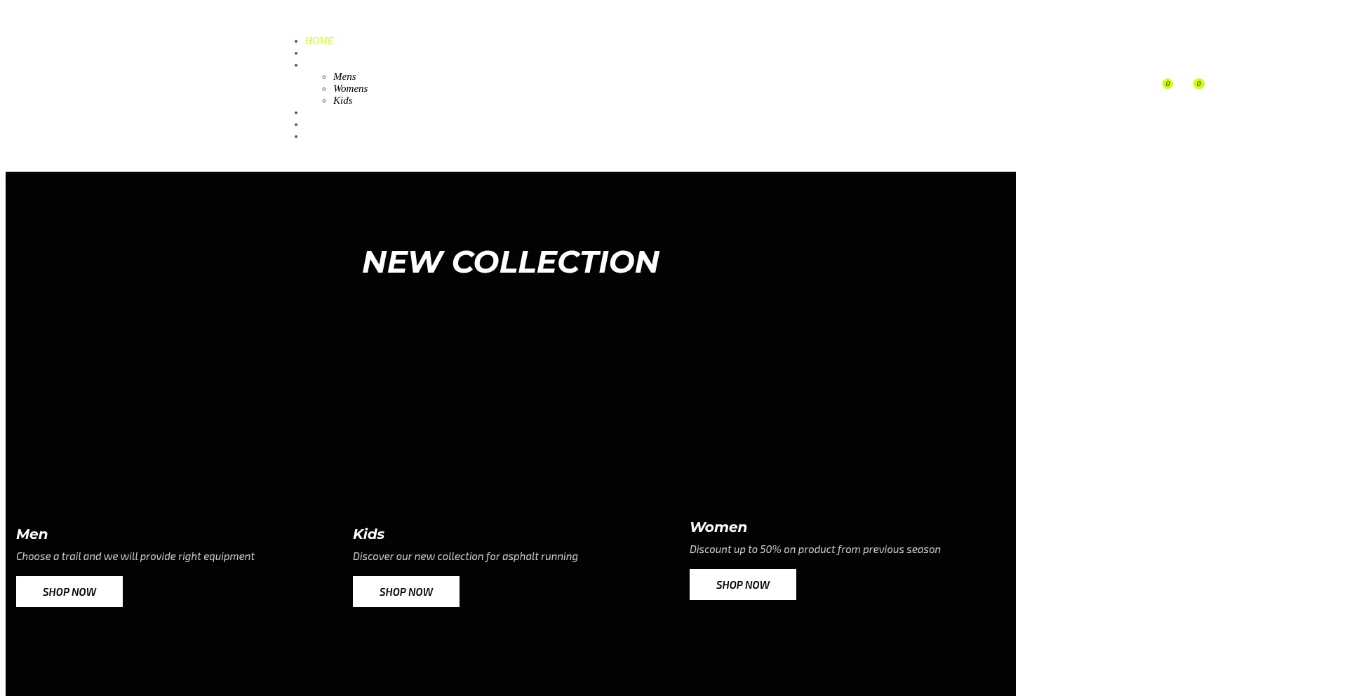 Website screenshot of Onsneakers.shop