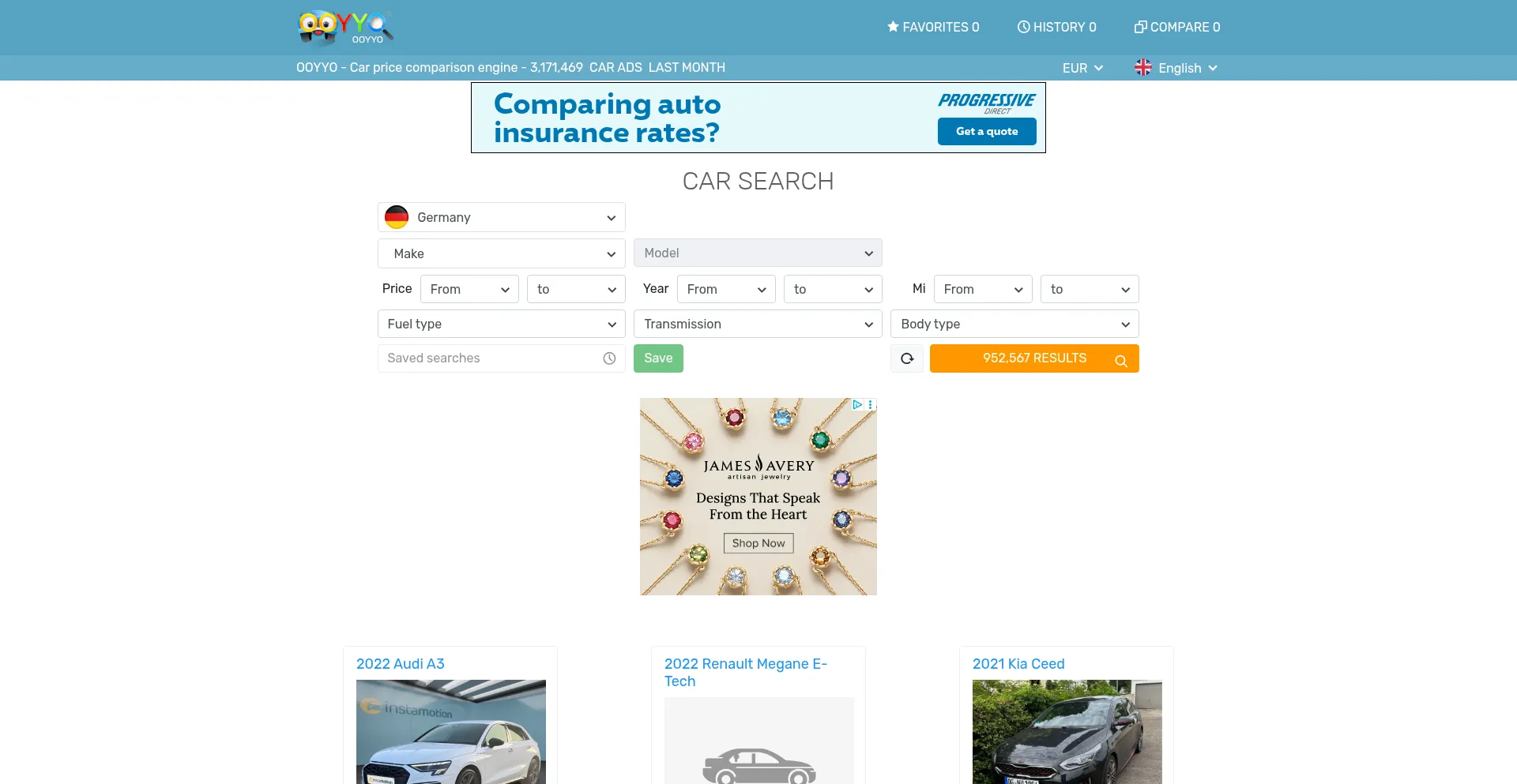 Ooyyo.com Screenshot