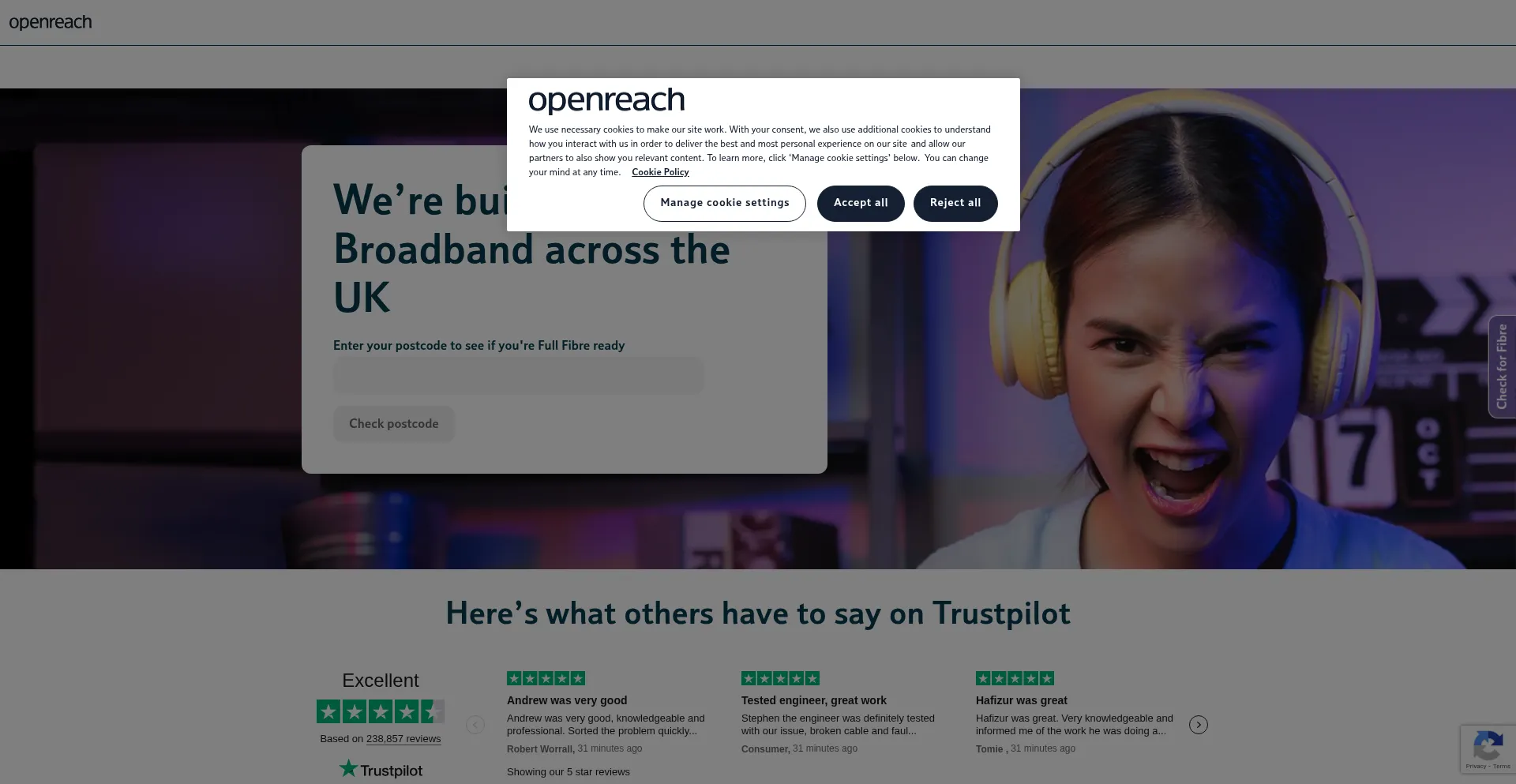 Openreach.co.uk 安全可靠吗？