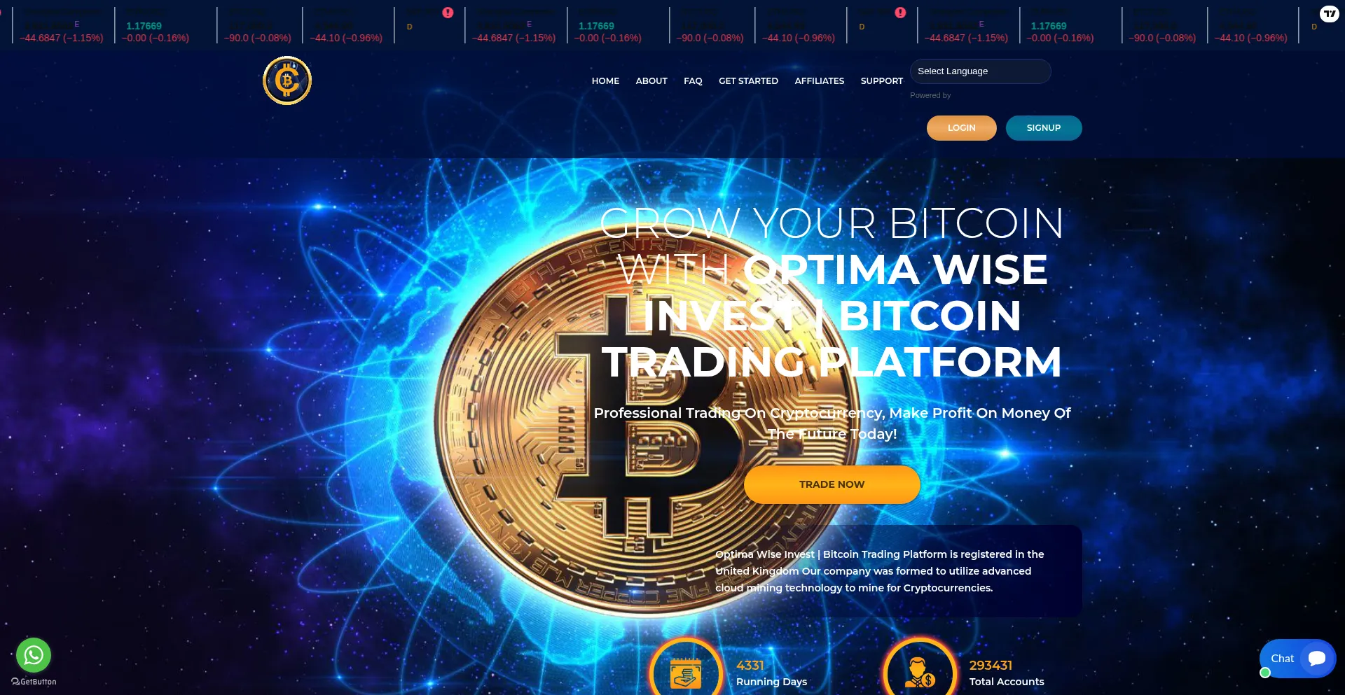 Optimawiseinvest.xyz Screenshot