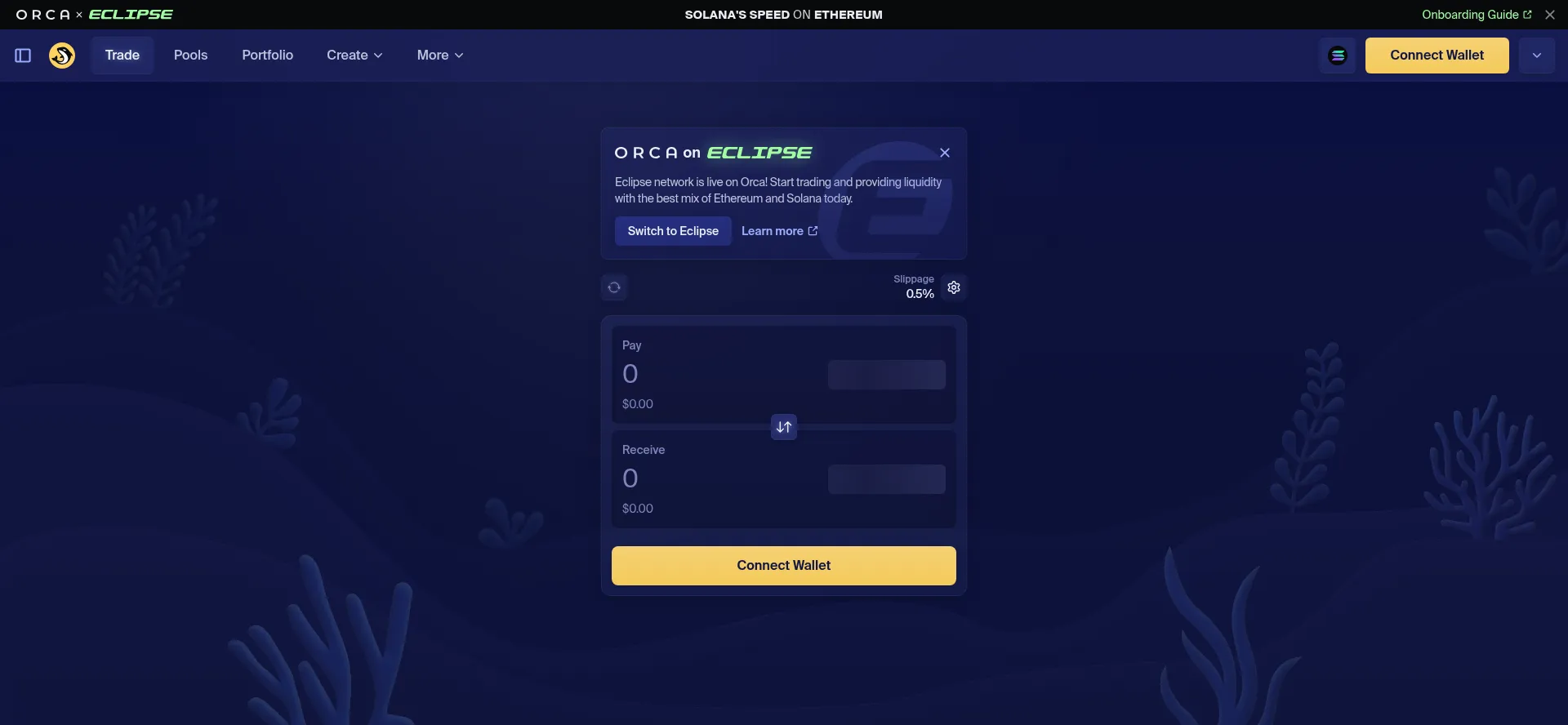 Website screenshot of Orca.so