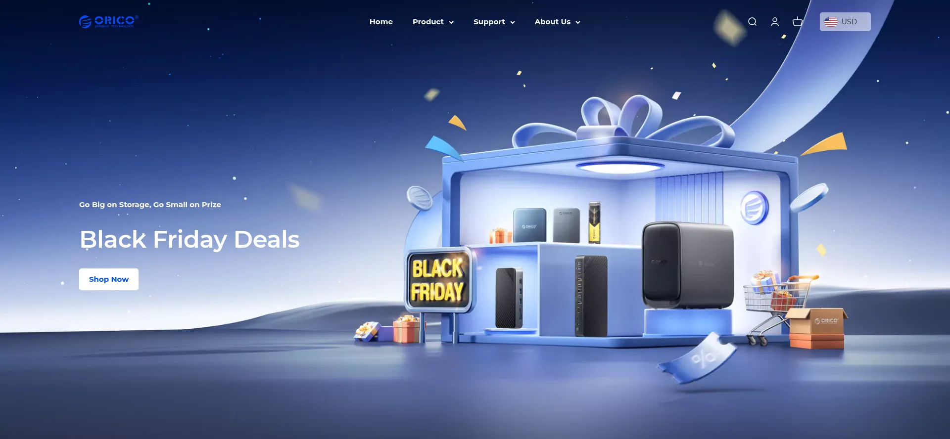 Website screenshot of Oricotechs.com