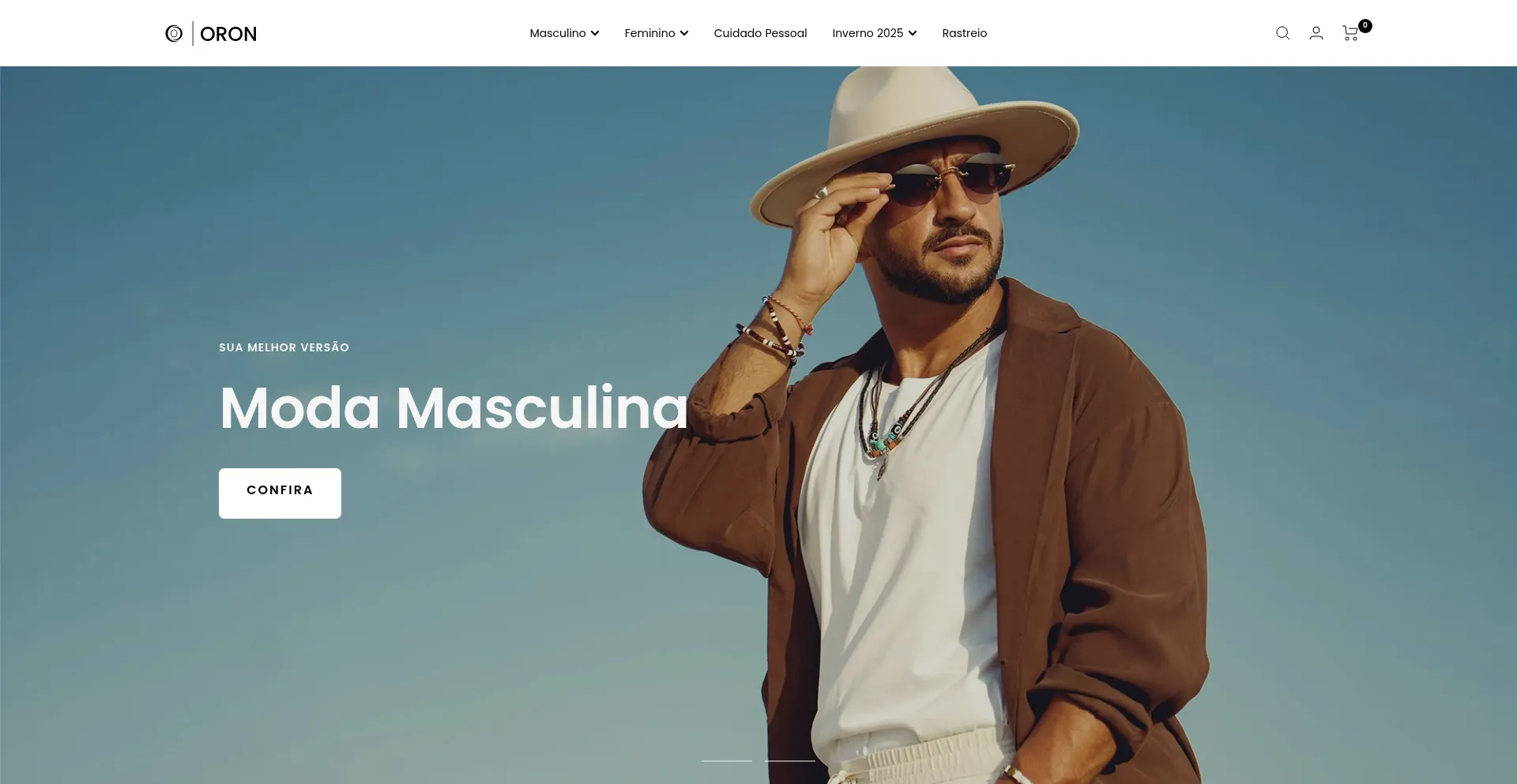 Website screenshot of Oronstore.com
