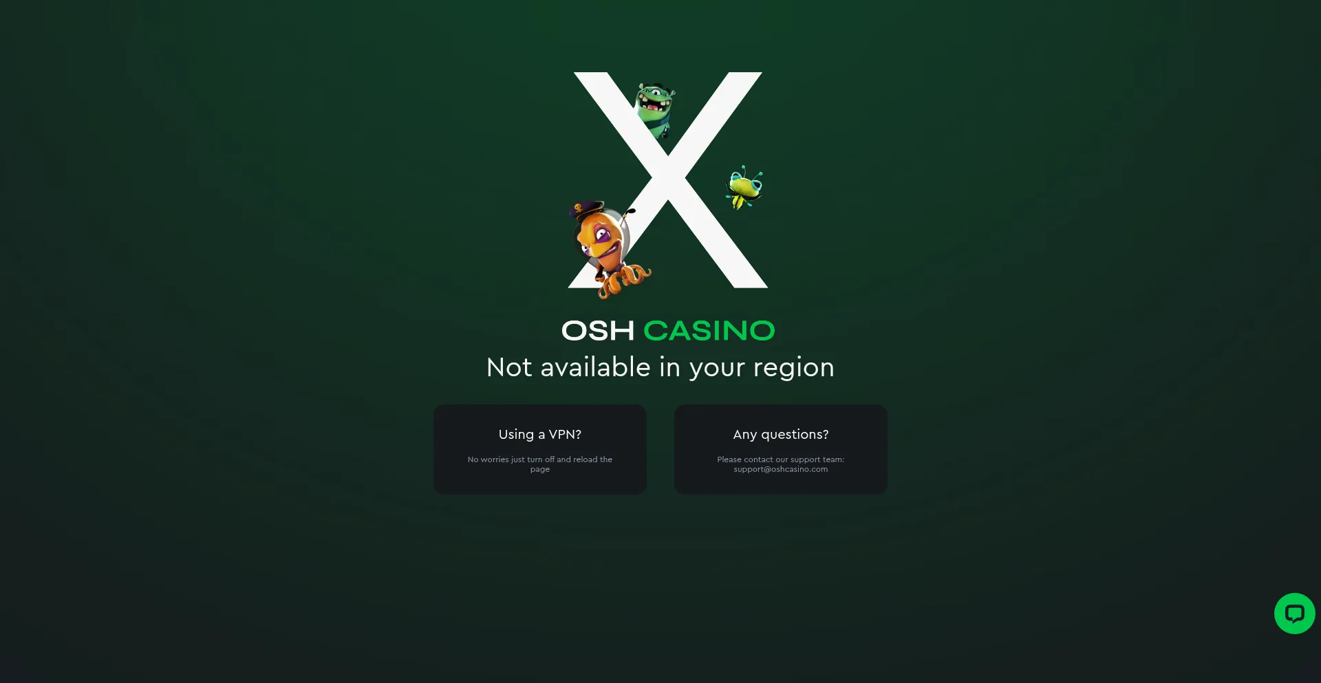 Oshcasino.com 安全可靠吗？