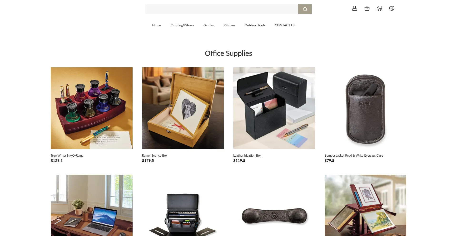 Website screenshot of Ospfactory.shop
