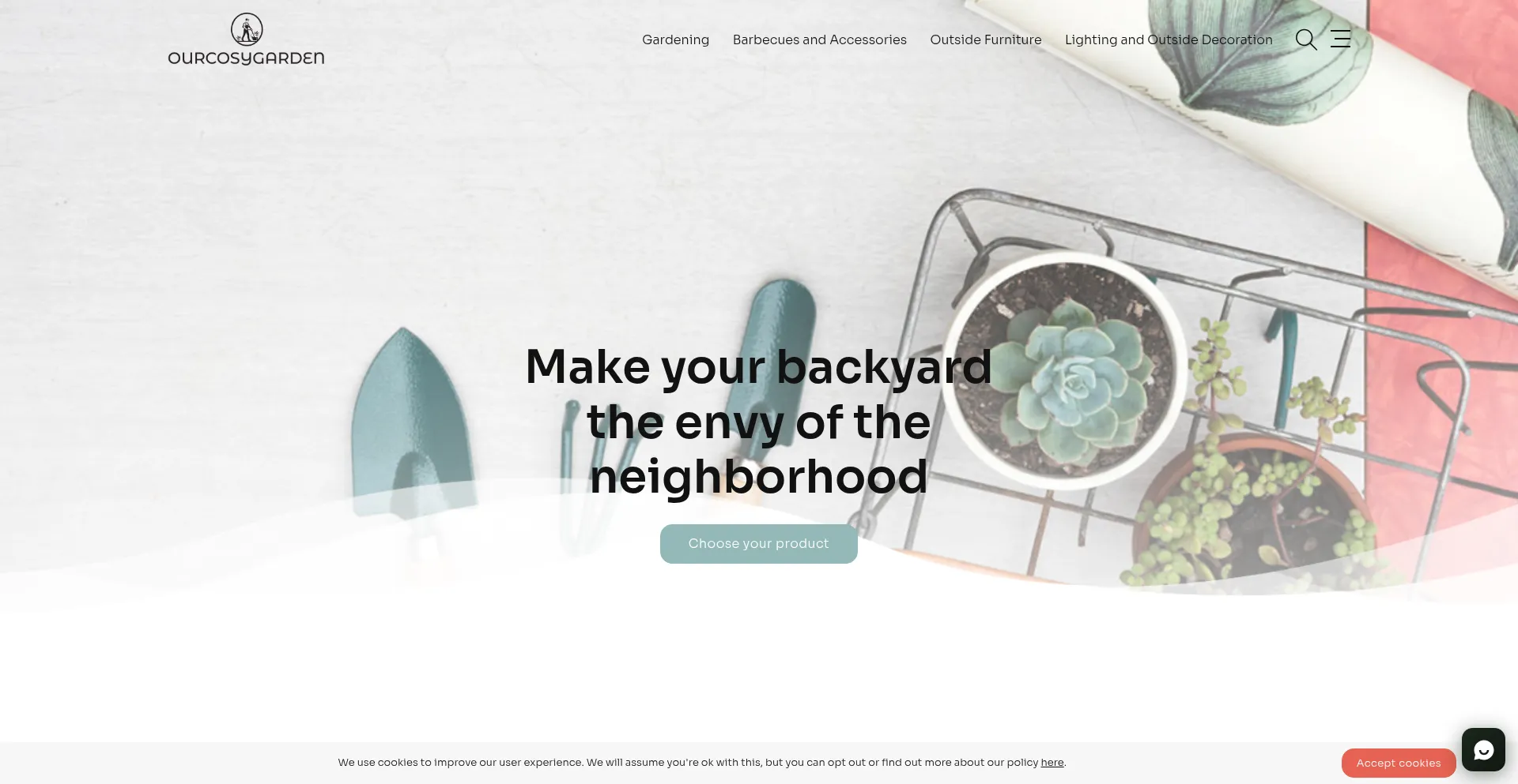 Ourcosygarden.com Screenshot