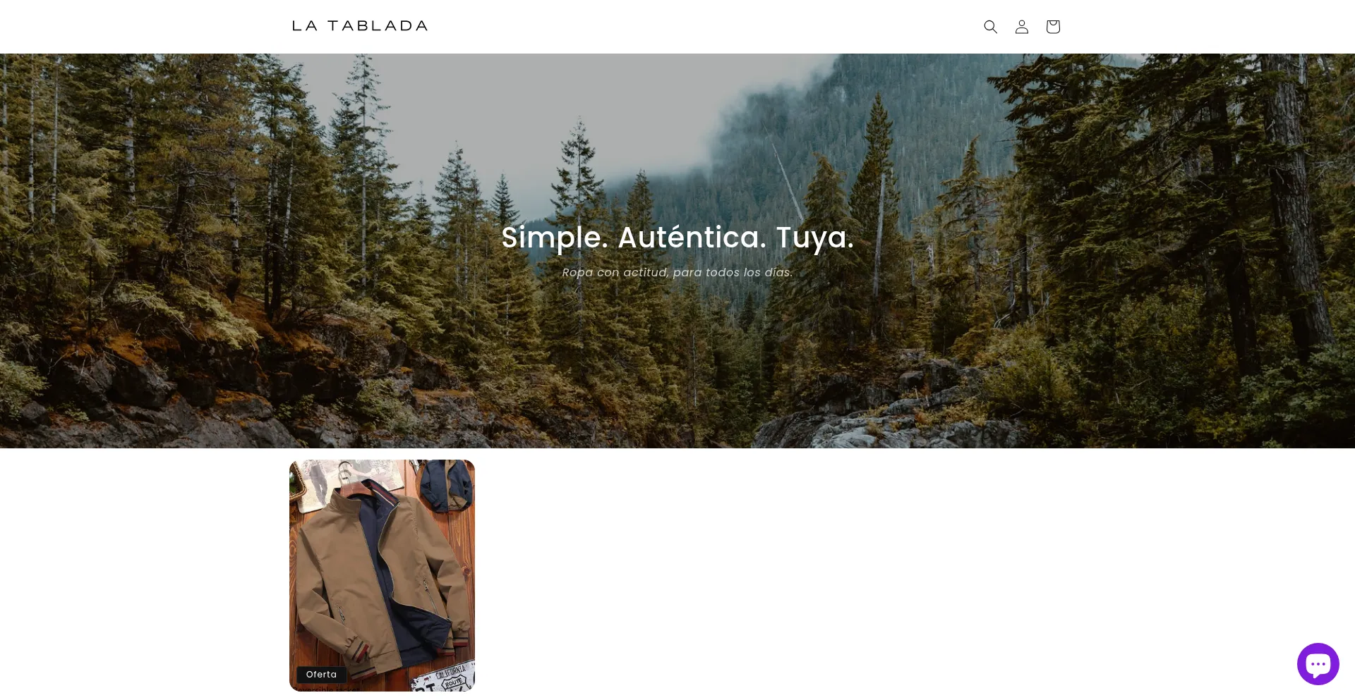 Website screenshot of Outletlatablada.com