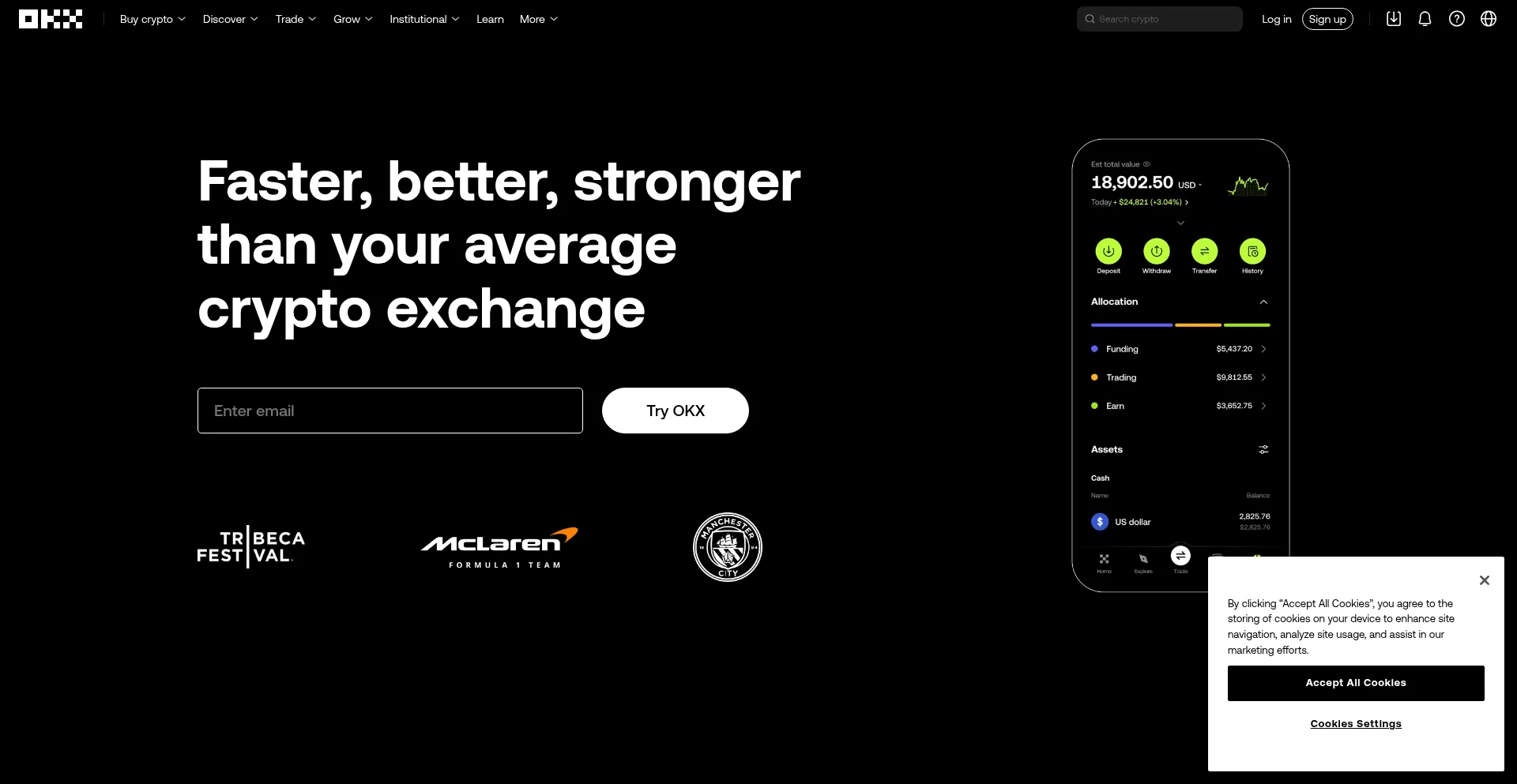 Website screenshot of Ouzhyi.co