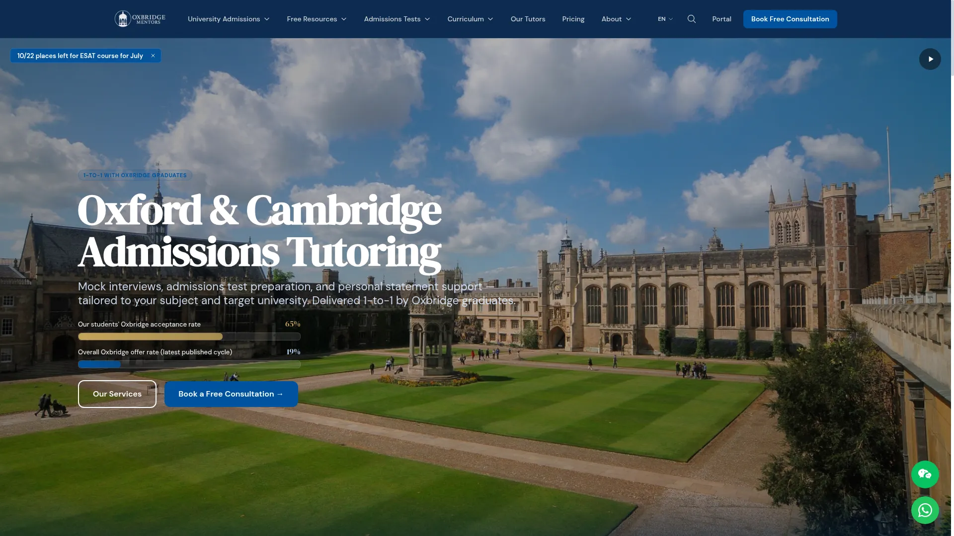 Oxbridgementors.co.uk