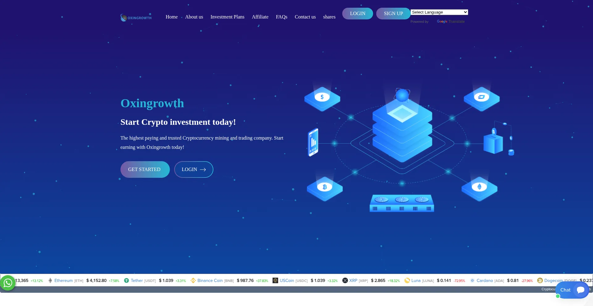 Oxingrowth.org Screenshot