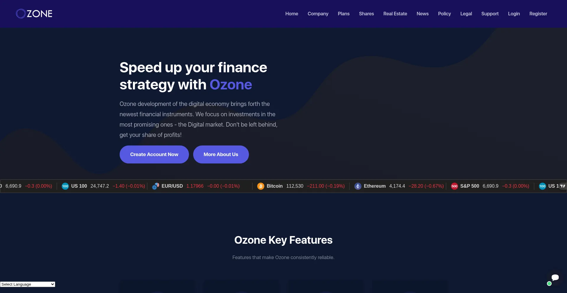 Ozoneprime.org Screenshot