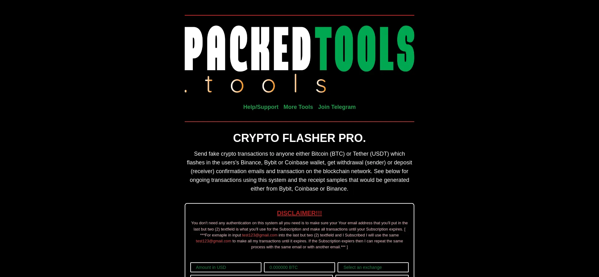 Packedtools.tools