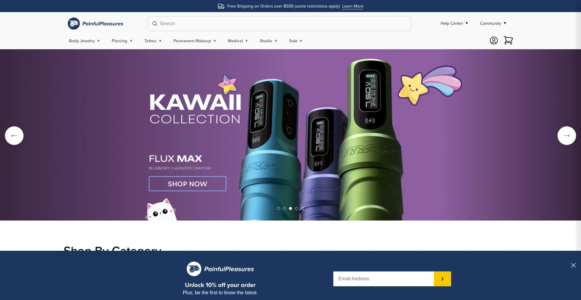 Painfulpleasures.com Screenshot
