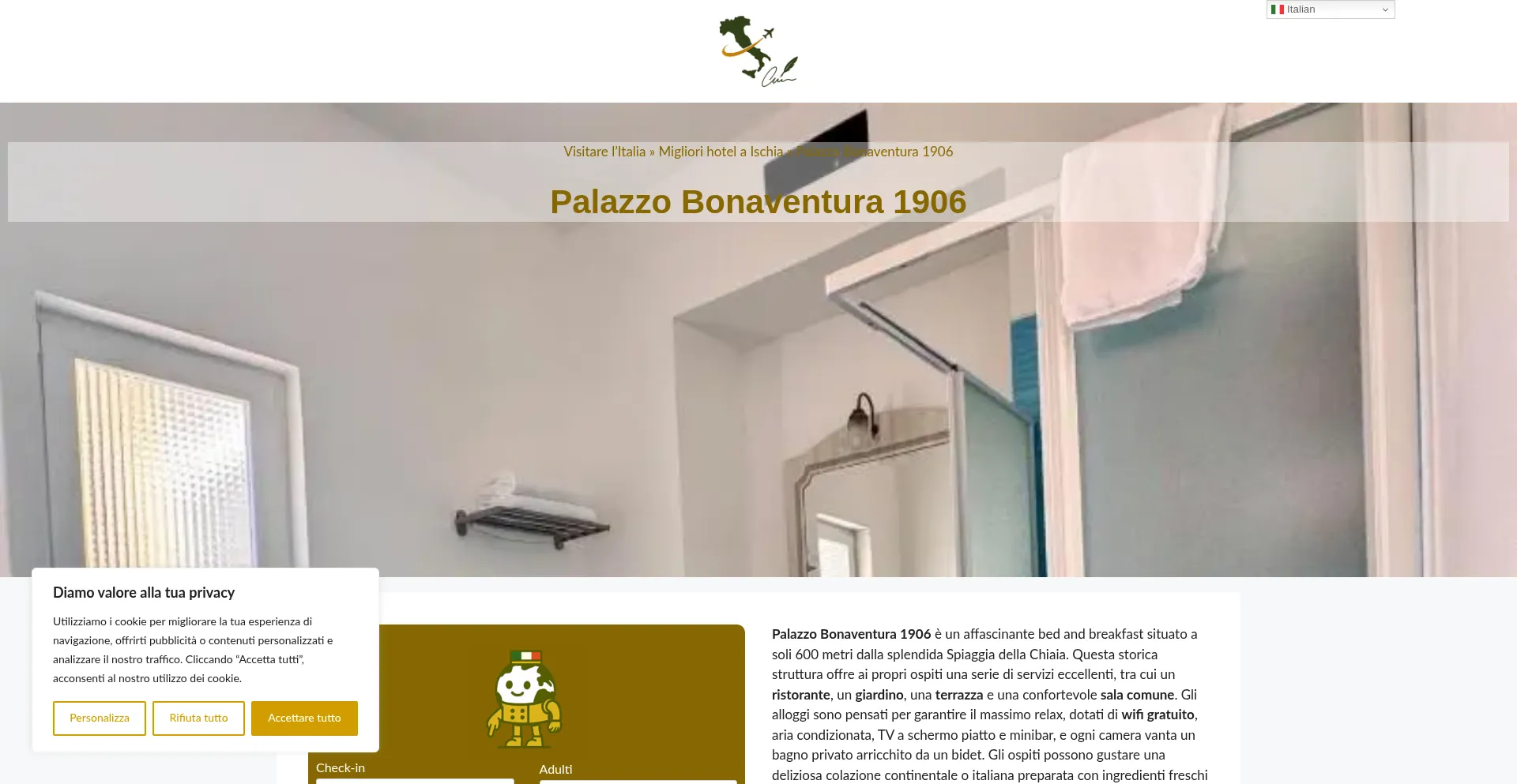 Palazzo-bonaventura-1906.dreaminginrome.com 安全可靠吗？