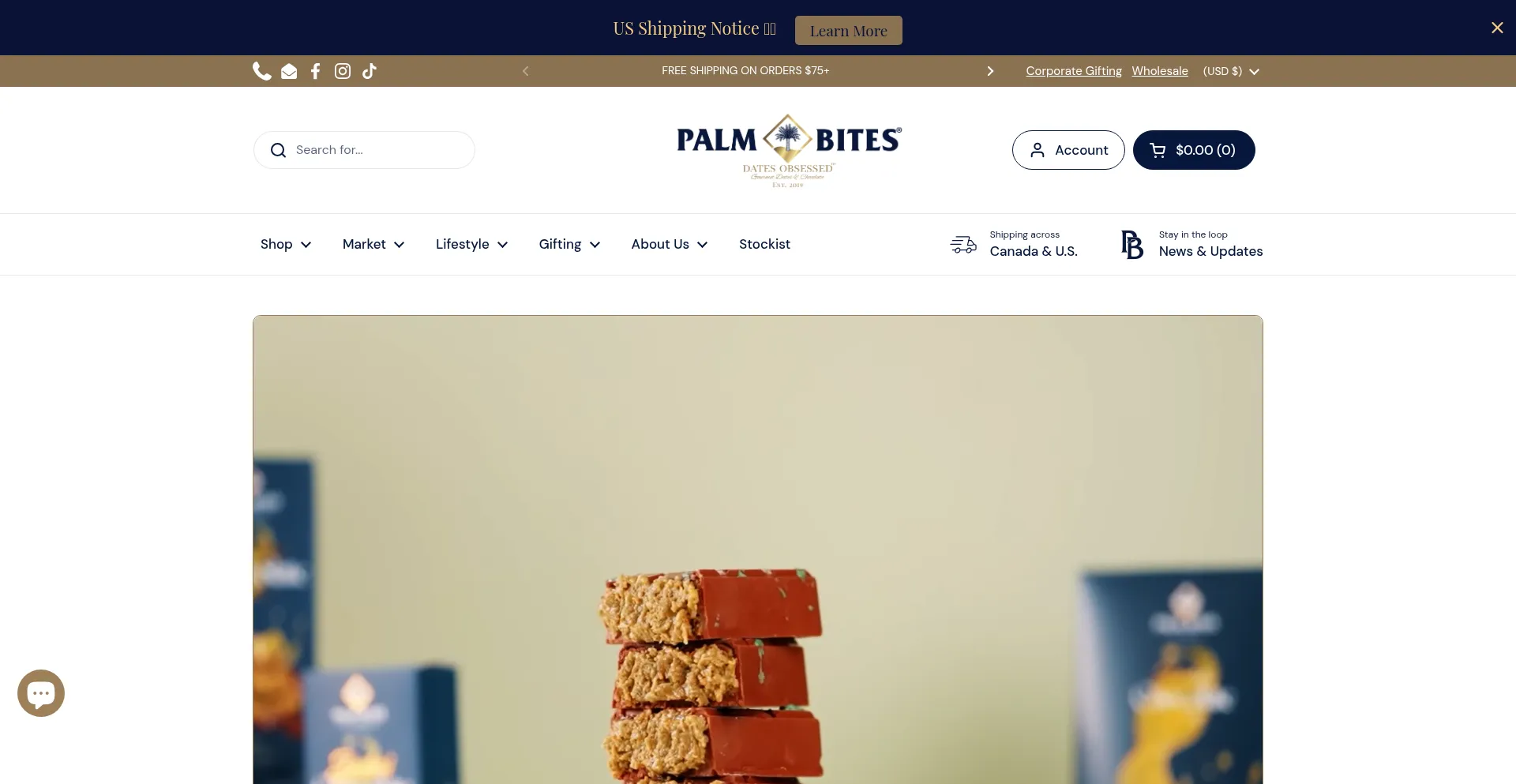 Palmbites.ca Screenshot