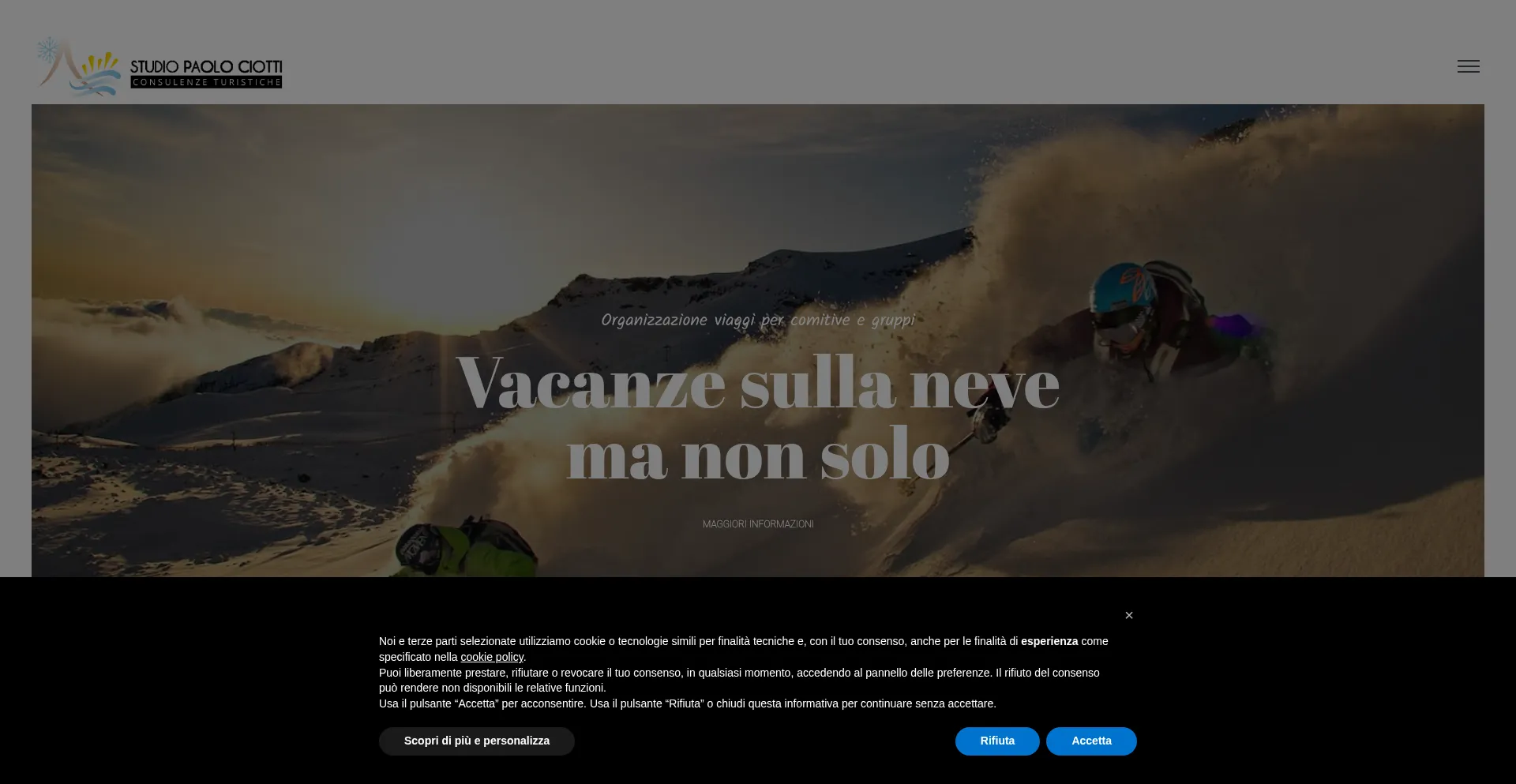 Website screenshot of Paolociotti.it